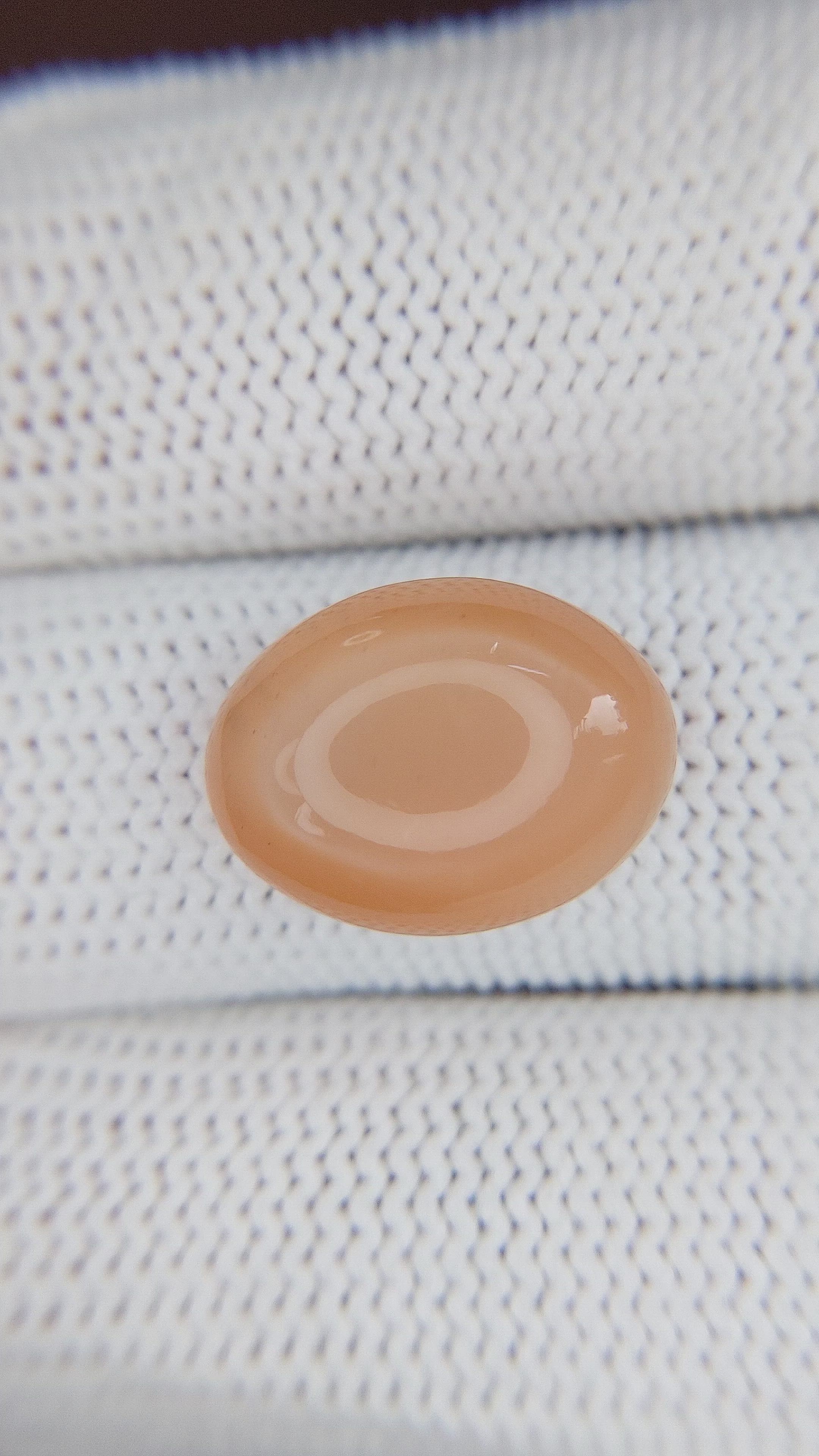 8.44 Ct. Cabochon Moonstone from Ceylon (Sri Lanka) Size Video