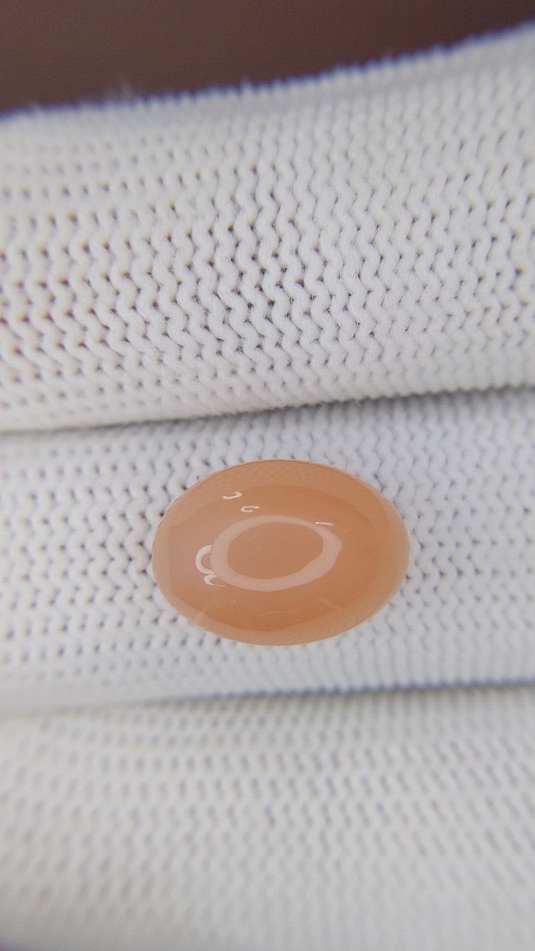 6.93 Ct. Cabochon Moonstone from Ceylon (Sri Lanka) Size Video