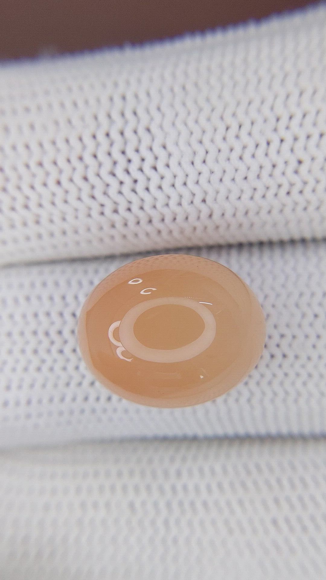 12.79 Ct. Cabochon Moonstone from Ceylon (Sri Lanka) Size Video