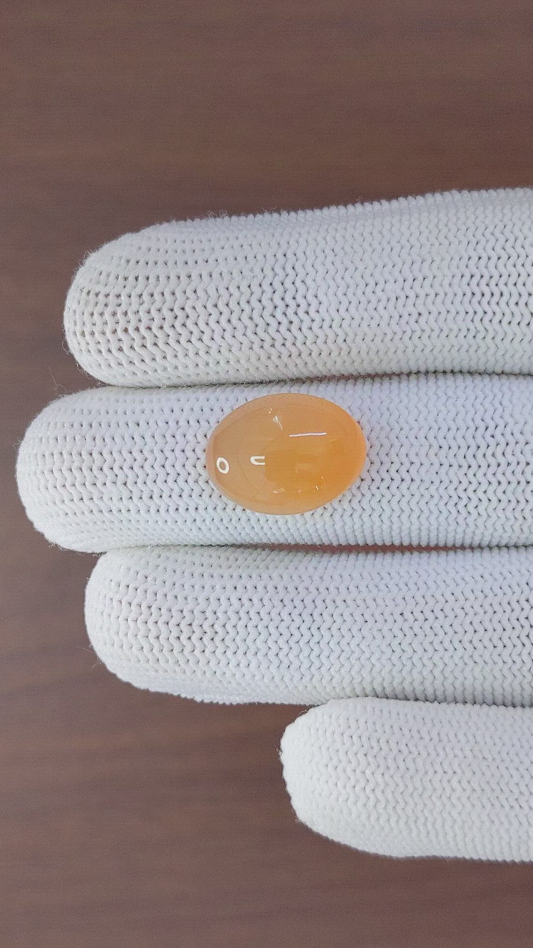 10.12 Ct. Cabochon Moonstone from Ceylon (Sri Lanka) Size Video