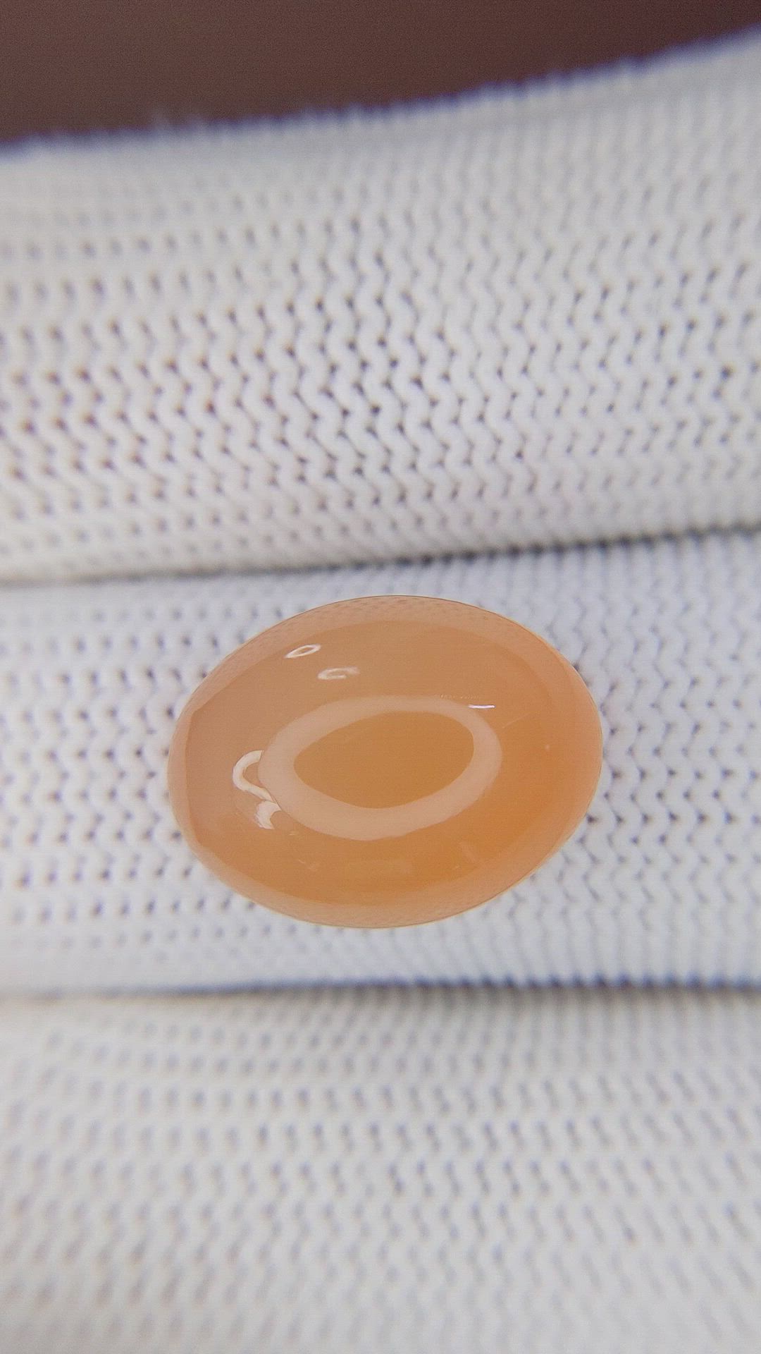 10.12 Ct. Cabochon Moonstone from Ceylon (Sri Lanka) Size Video