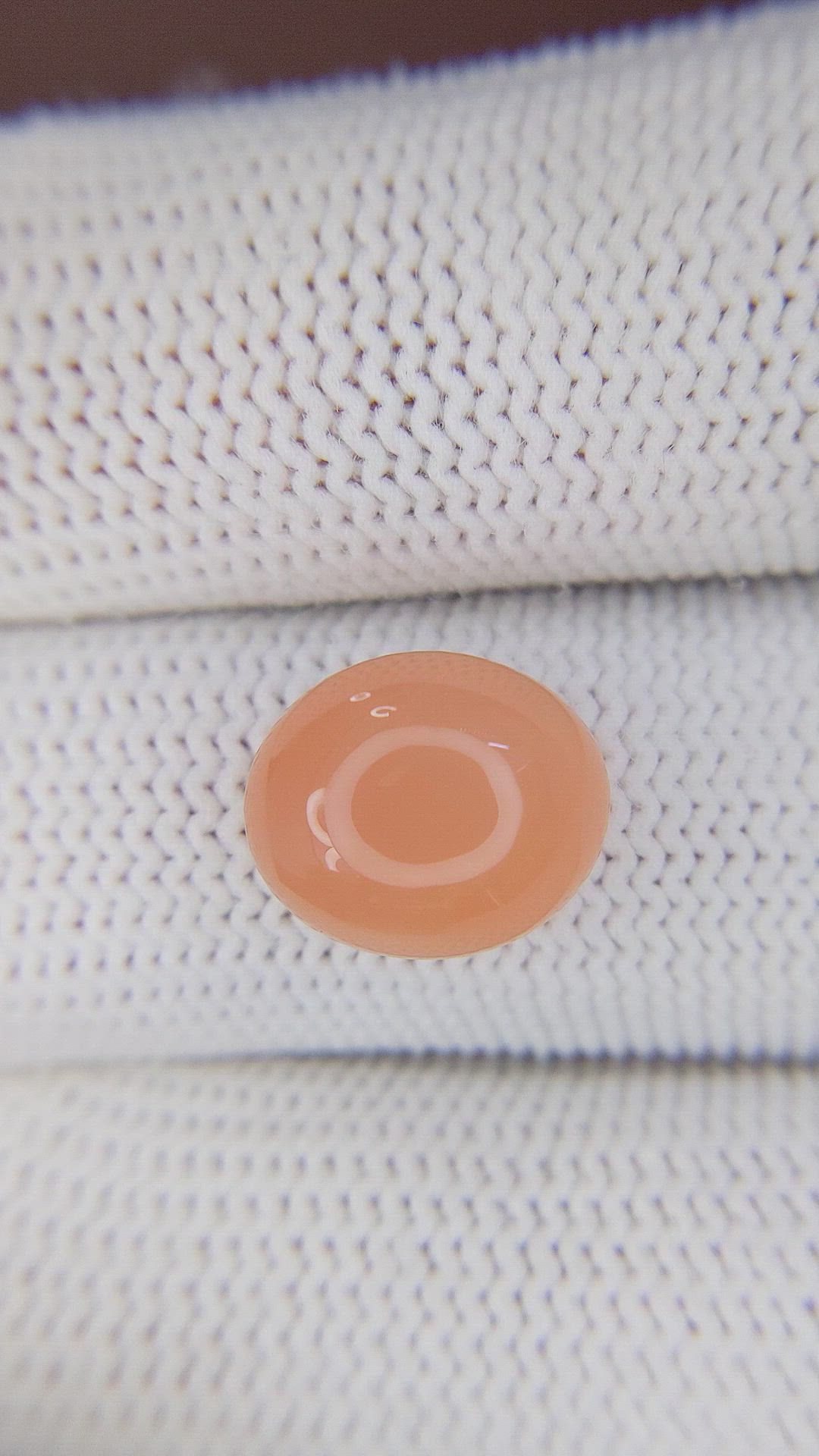 6.10 Ct. Cabochon Moonstone from Ceylon (Sri Lanka) Size Video