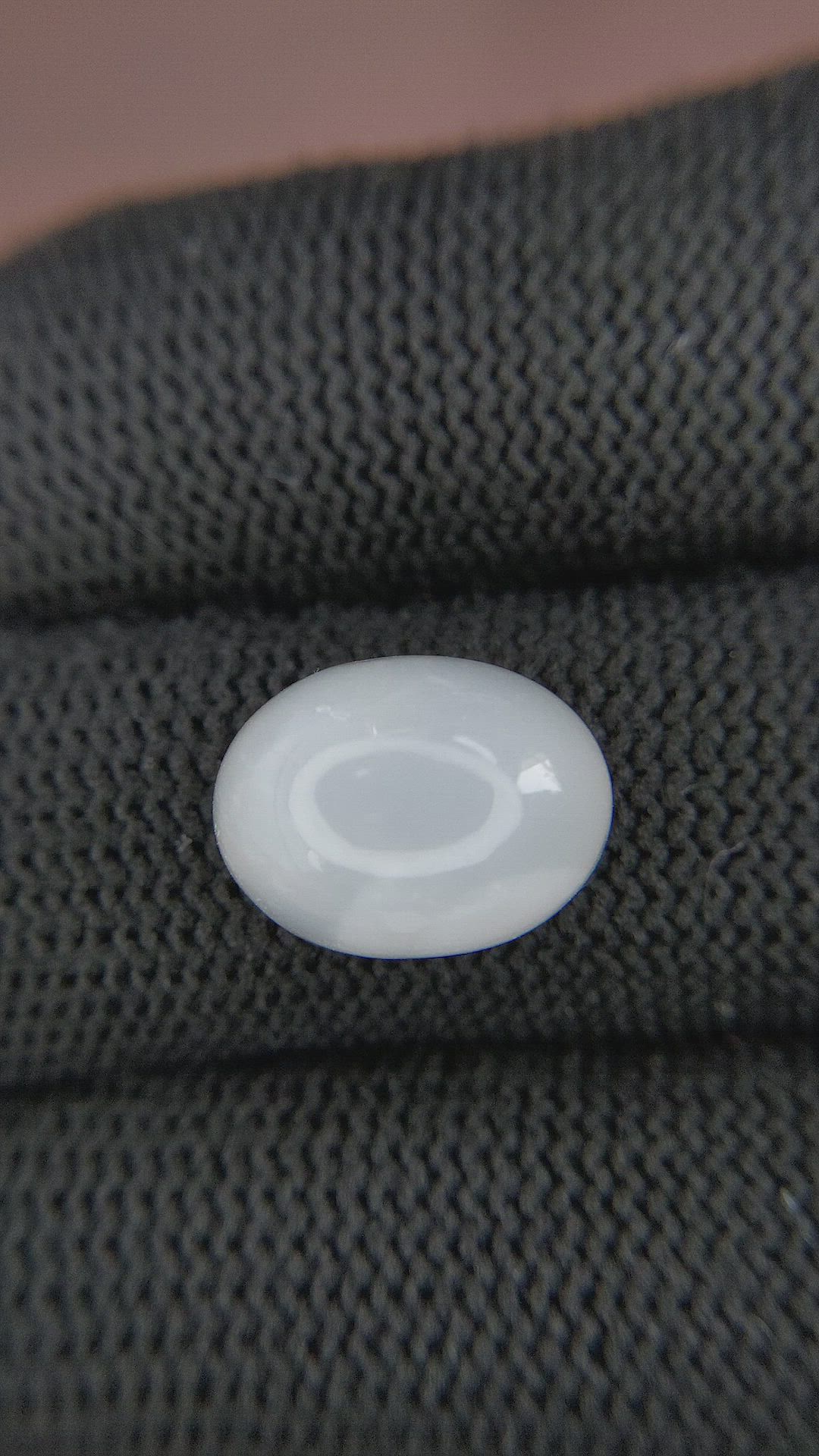 9.76 Ct. Cabochon Moonstone from Ceylon (Sri Lanka) Size Video