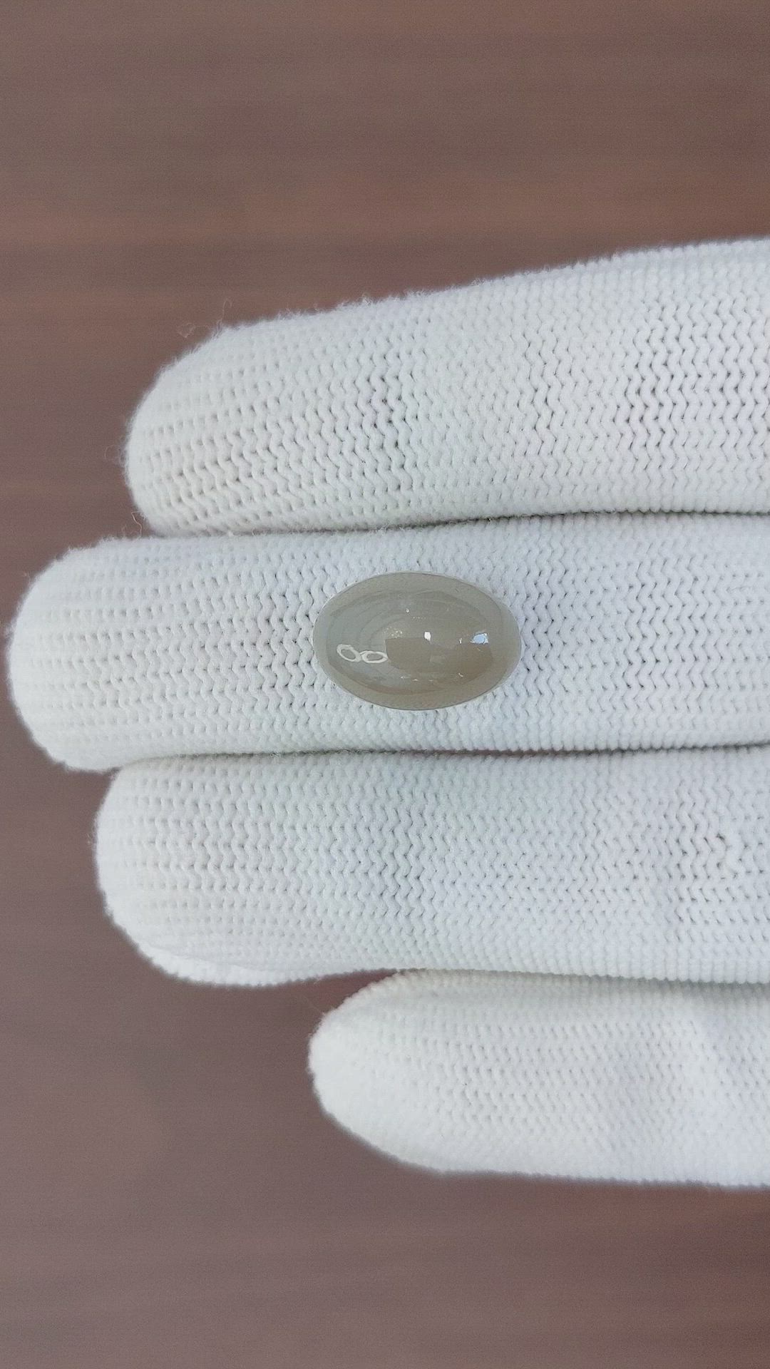 10.52 Ct. Cabochon Moonstone from Ceylon (Sri Lanka) Size Video