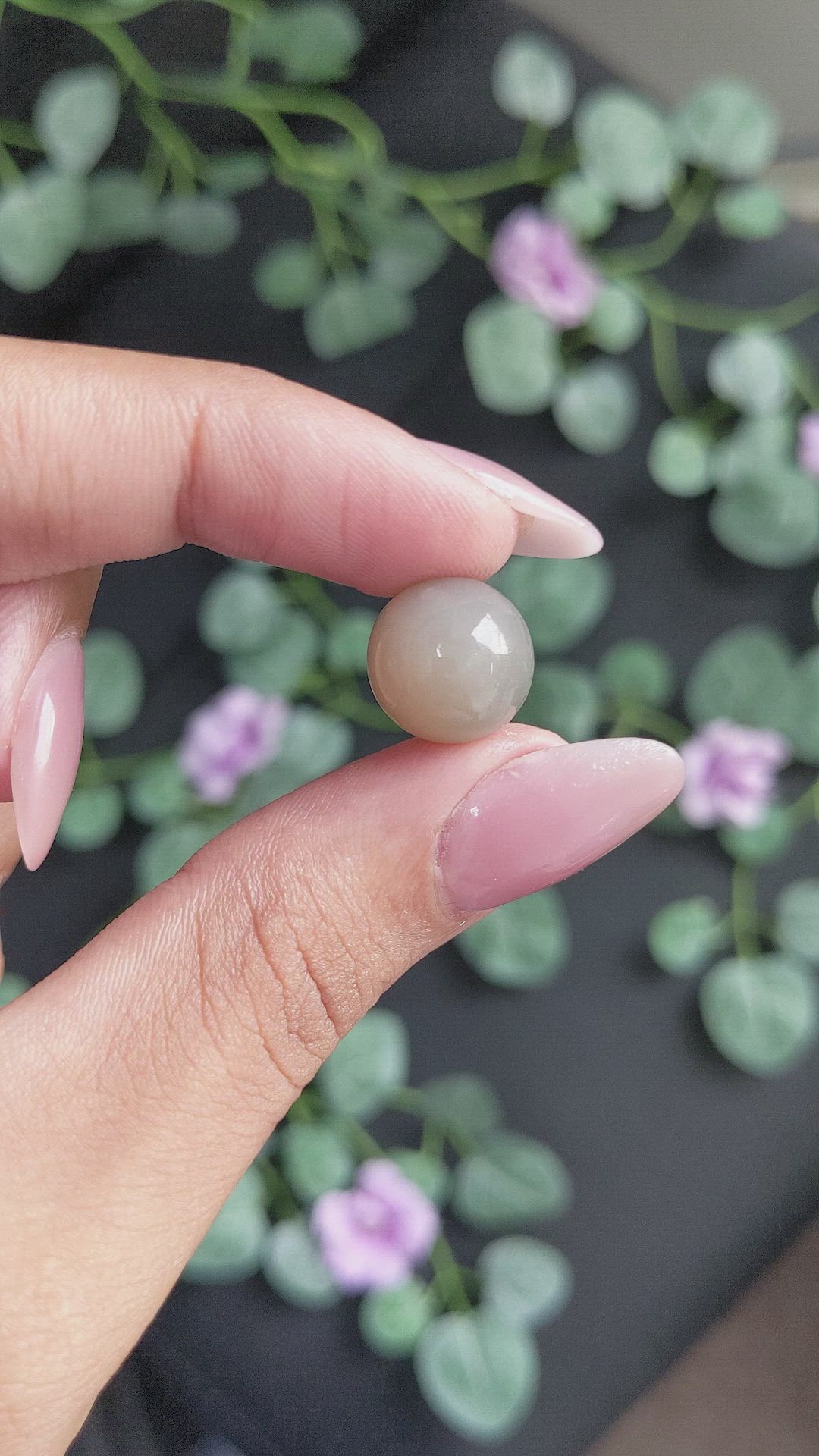 12.86 Ct. Cabochon Moonstone from Ceylon (Sri Lanka) Size Video