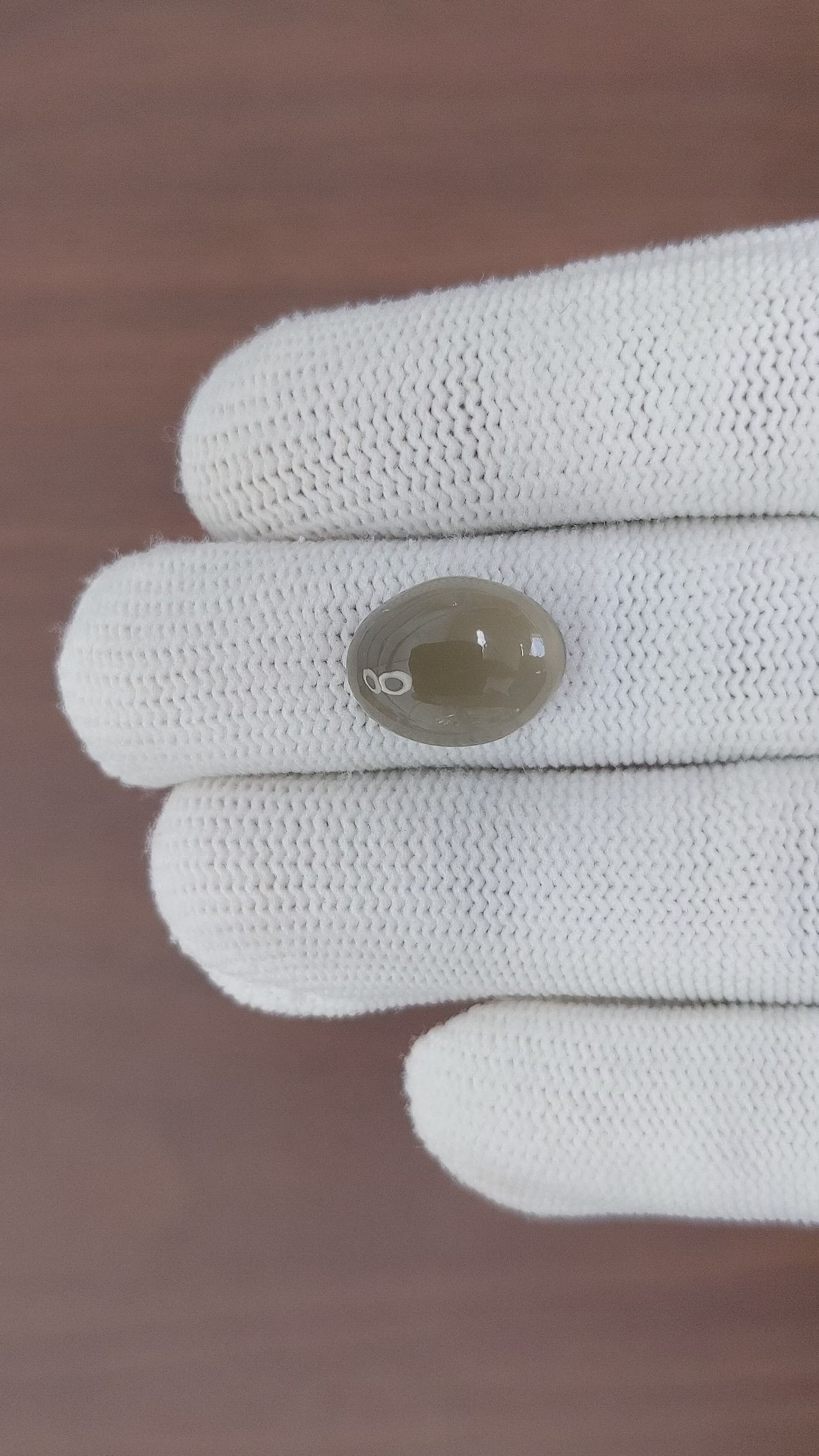 6.32 Ct. Cabochon Moonstone from Ceylon (Sri Lanka) Size Video