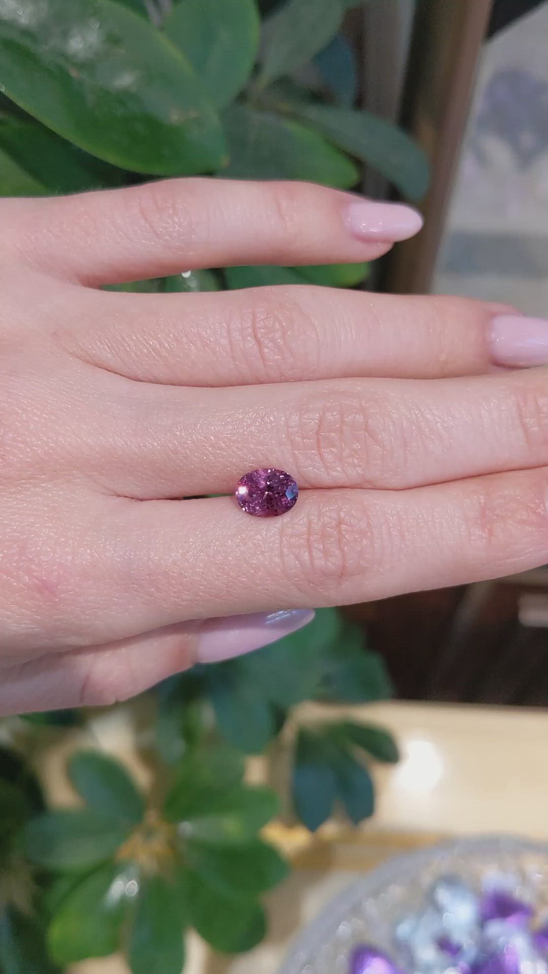 2.34 Ct. Spinel from Ceylon (Sri Lanka) Size Video