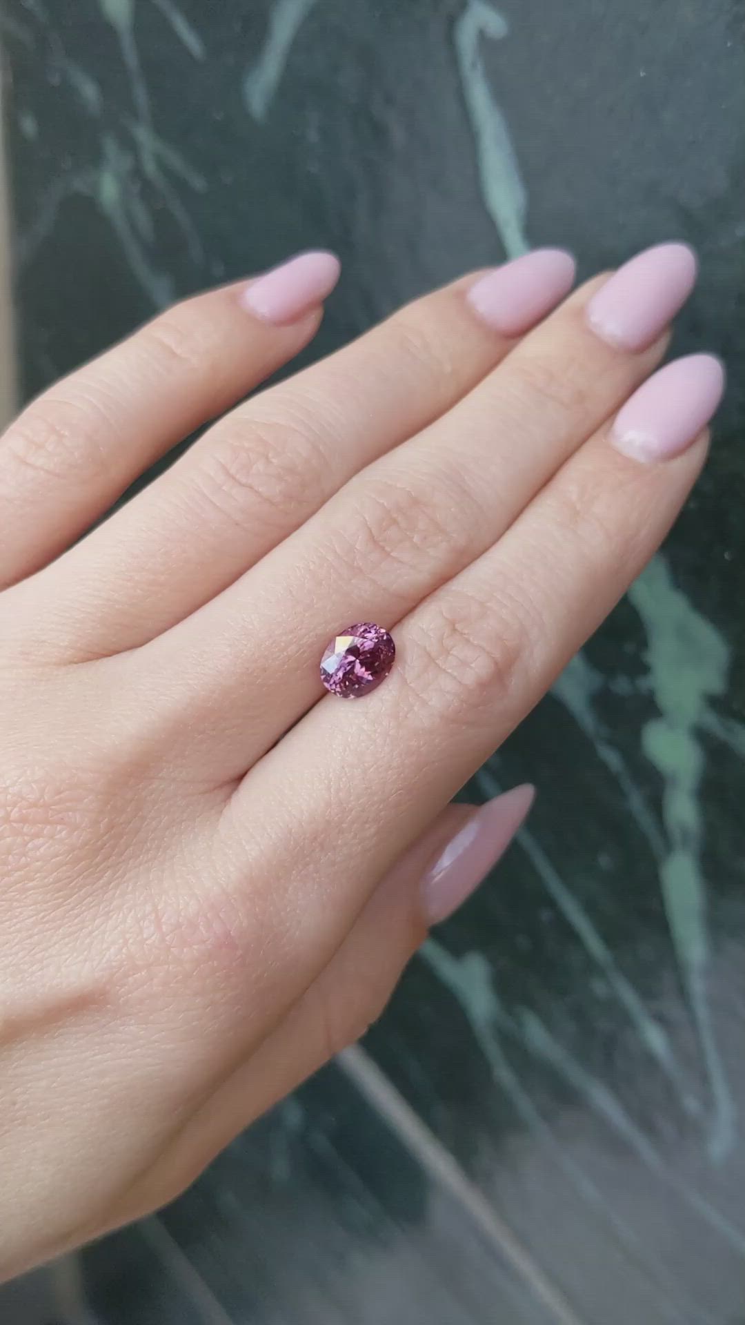 2.34 Ct. Spinel from Ceylon (Sri Lanka) Size Video