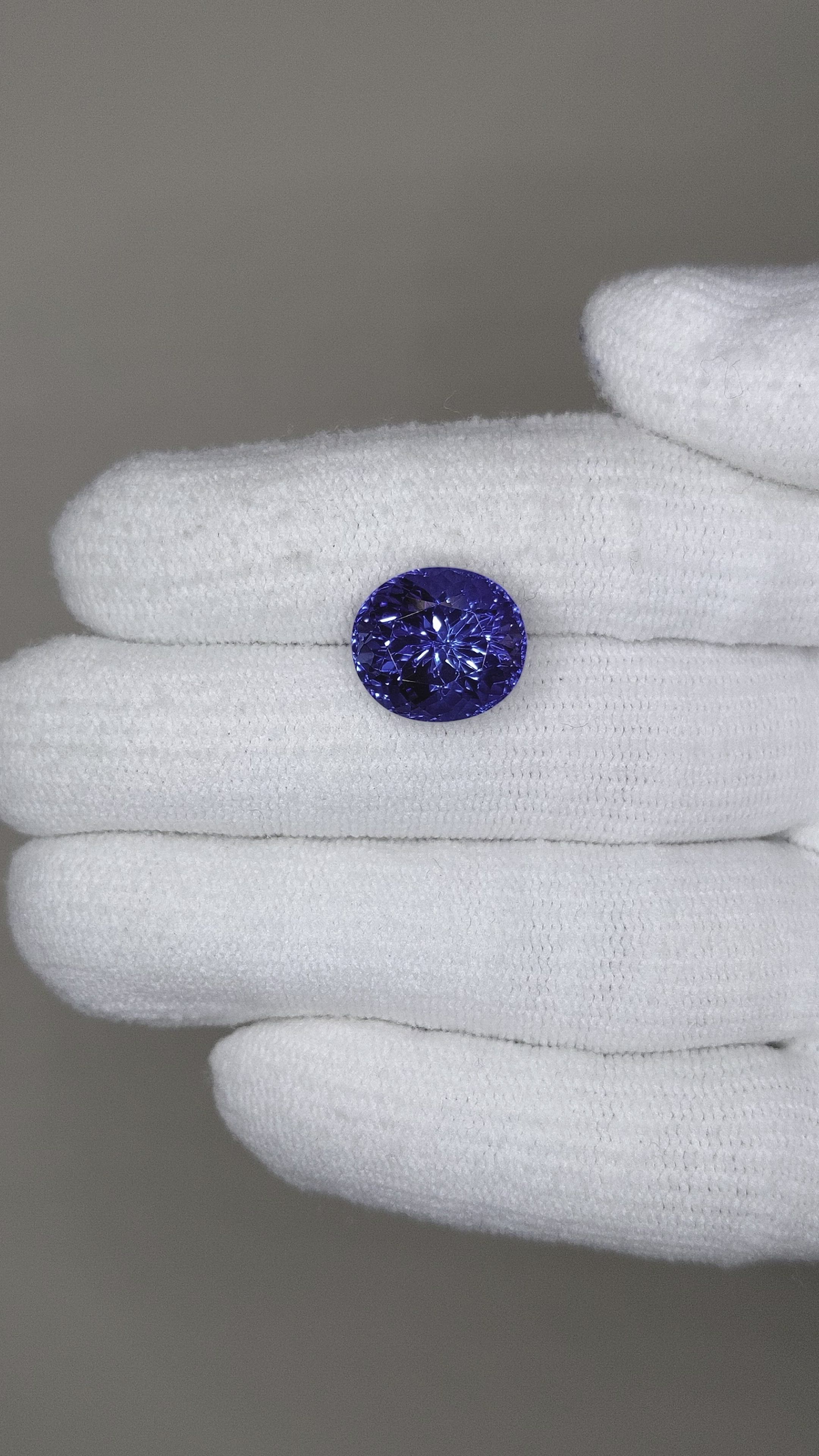 6.65 Ct. Tanzanite from Tanzania Size Video