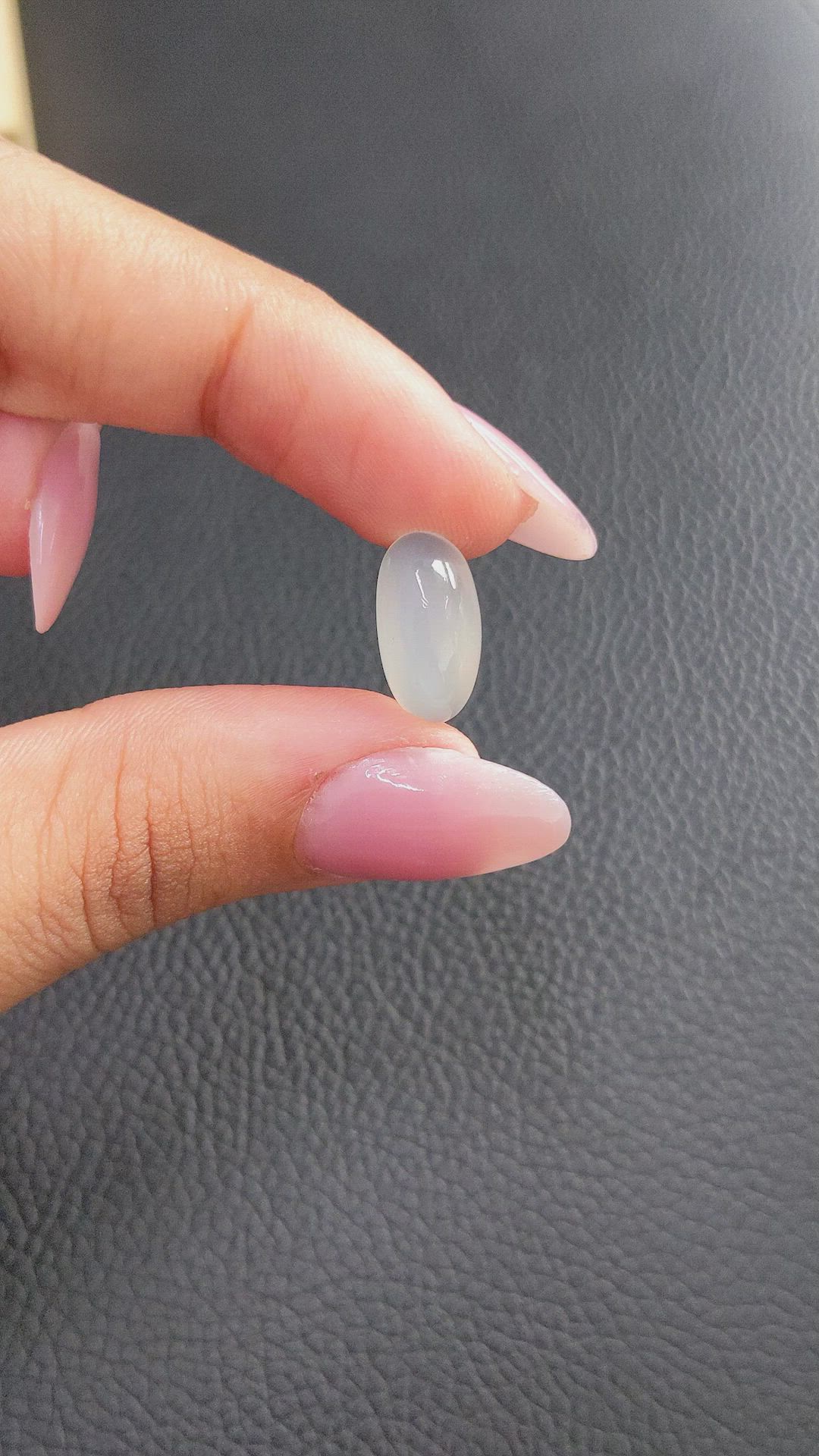 7.07 Ct. Cabochon Moonstone from Ceylon (Sri Lanka) Size Video