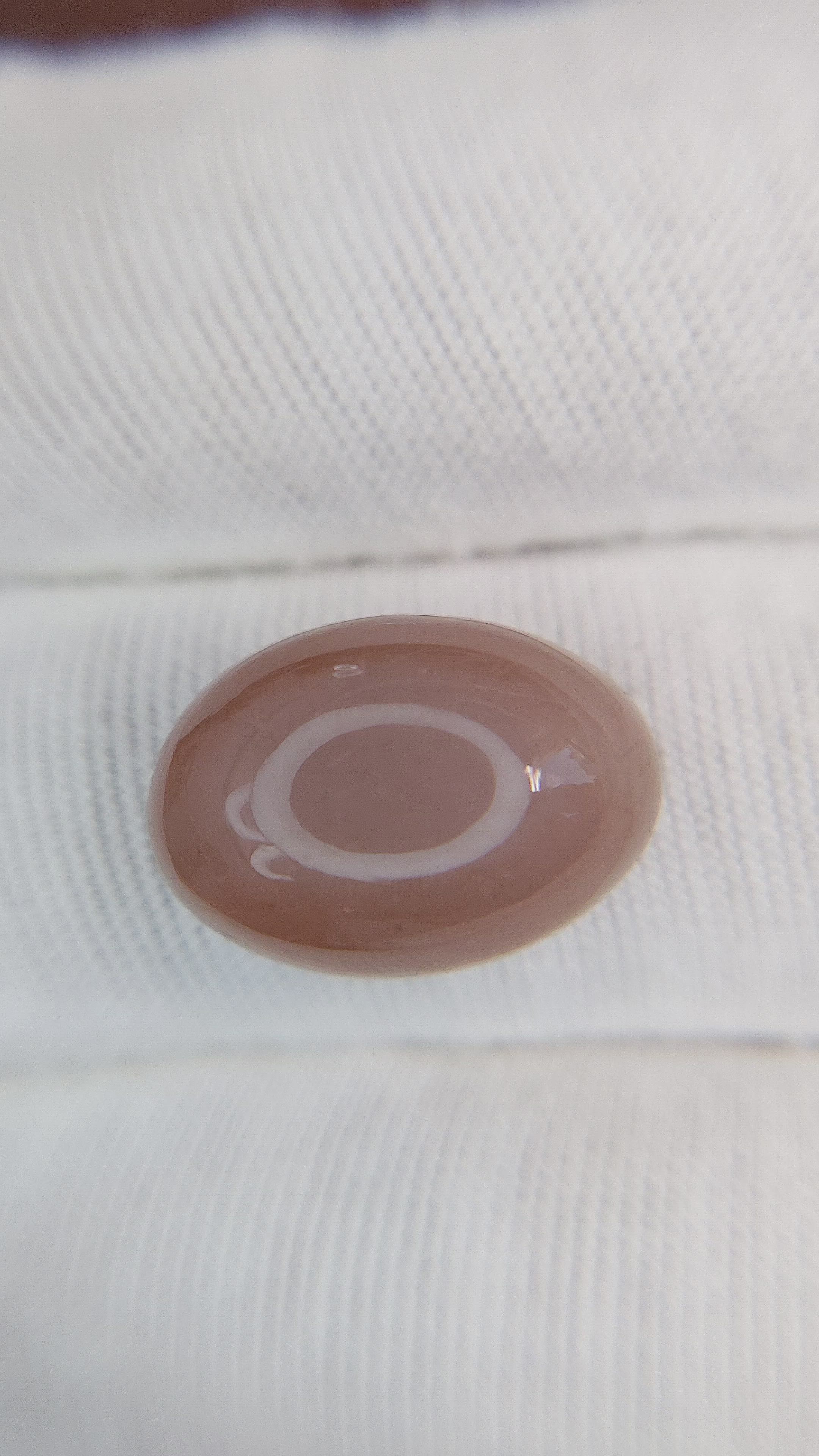 17.71 Ct. Cabochon Moonstone from Ceylon (Sri Lanka) Size Video