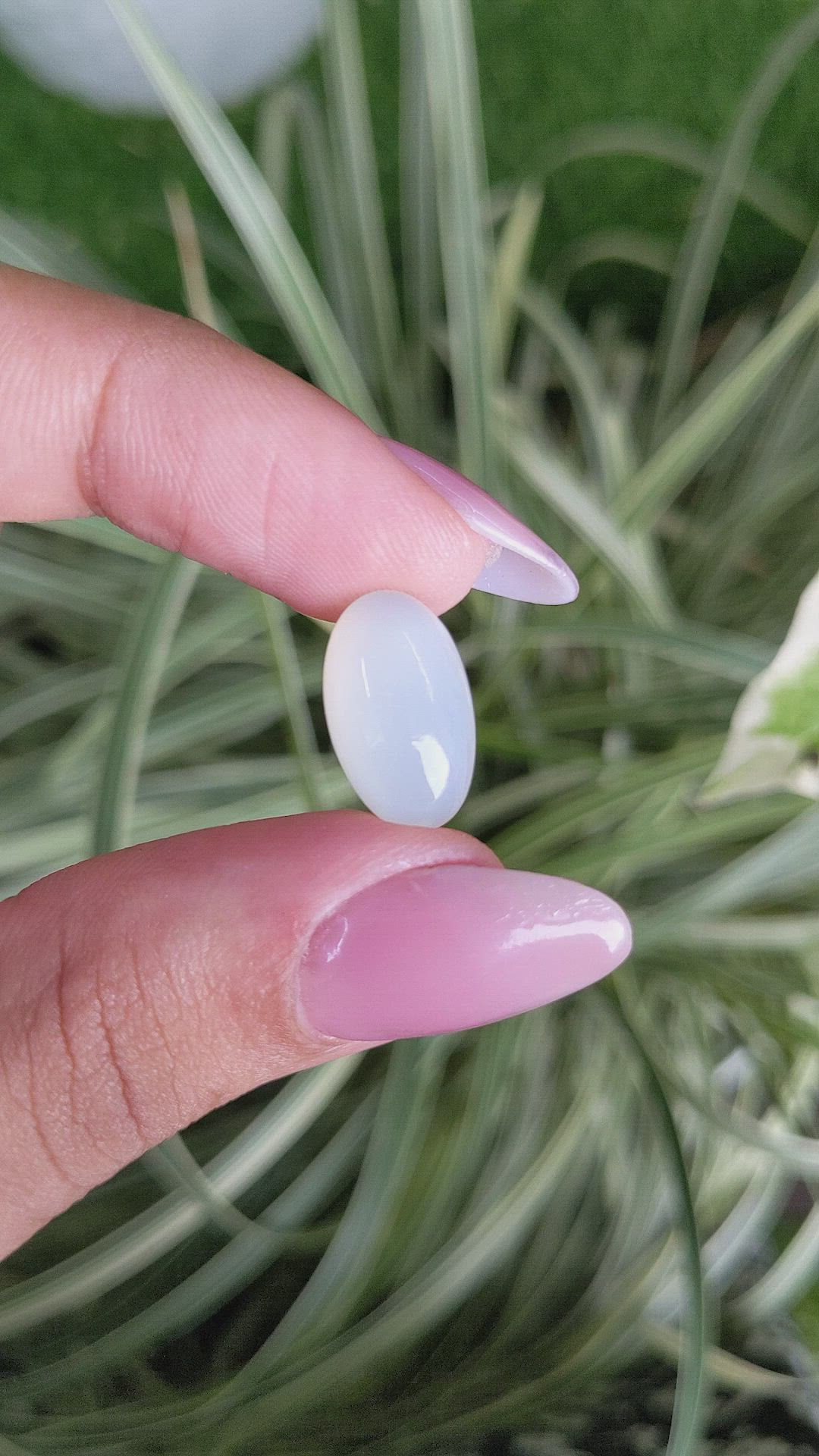 6.47 Ct. Cabochon Moonstone from Ceylon (Sri Lanka) Size Video