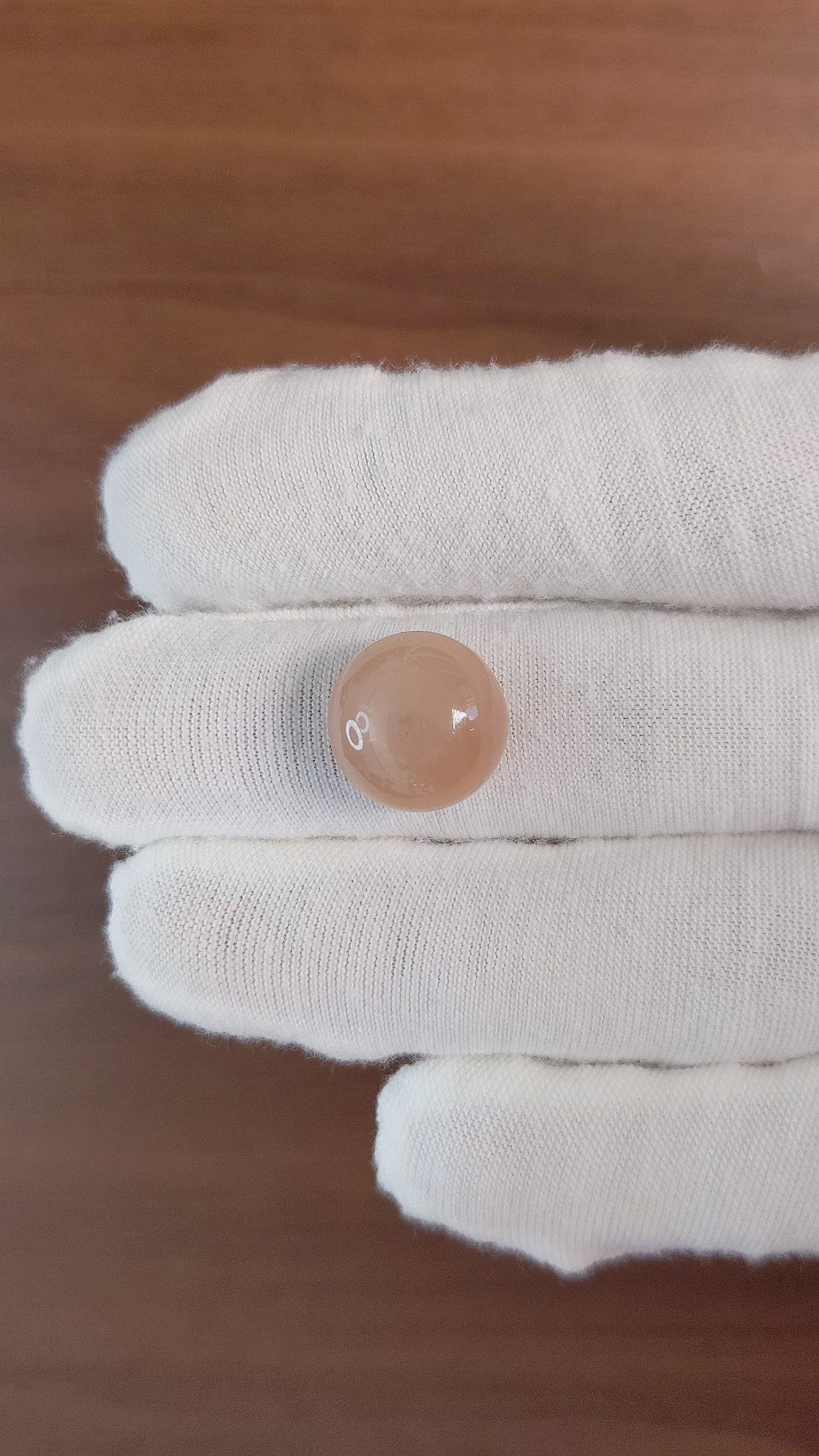 12.52 Ct. Cabochon Moonstone from Ceylon (Sri Lanka) Size Video