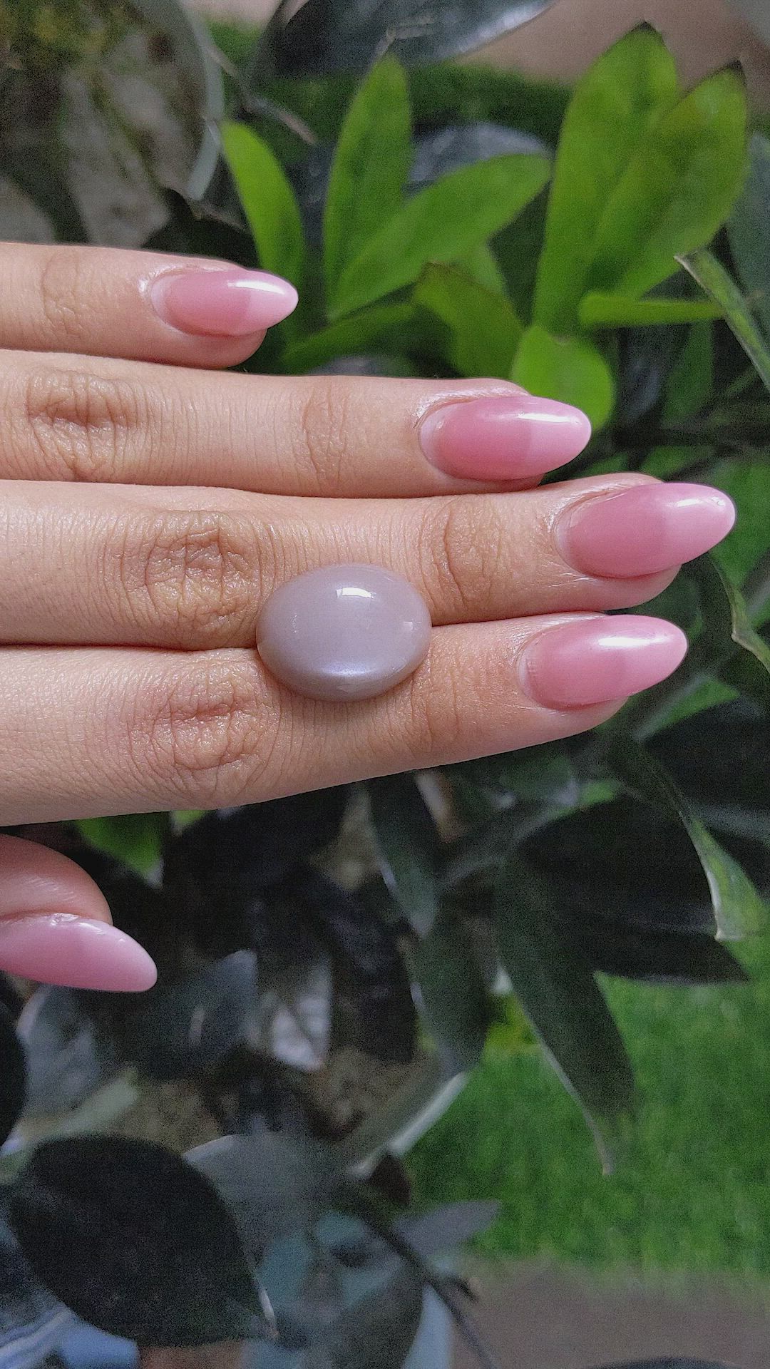 13.45 Ct. Cabochon Moonstone from Ceylon (Sri Lanka) Size Video
