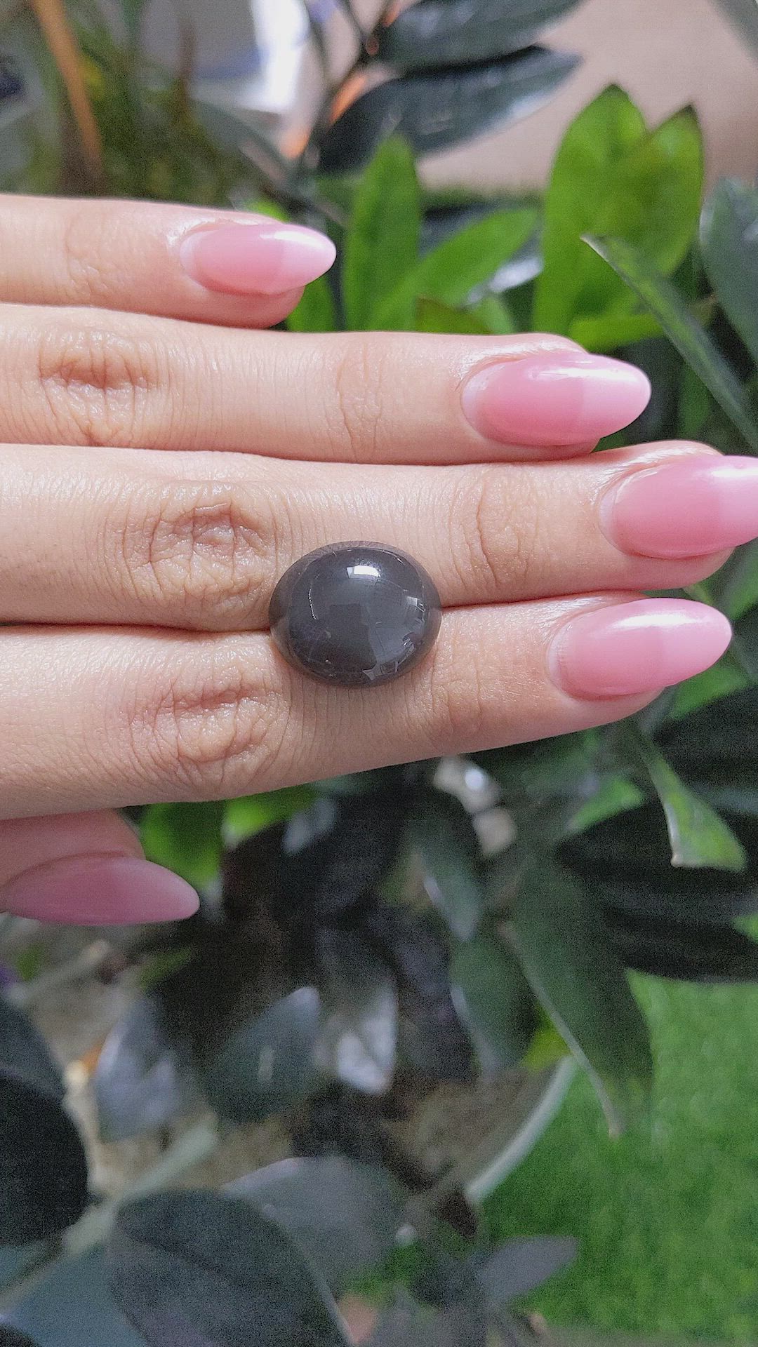 11.66 Ct. Cabochon Moonstone from Ceylon (Sri Lanka) Size Video