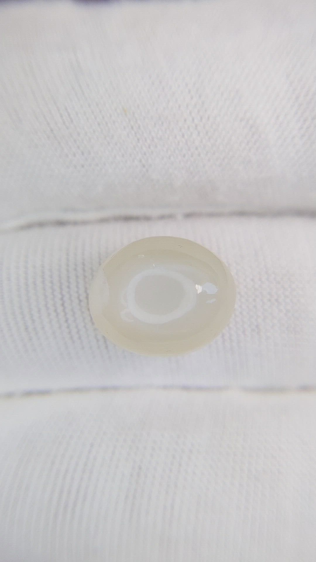 12.53 Ct. Cabochon Moonstone from Ceylon (Sri Lanka) Size Video