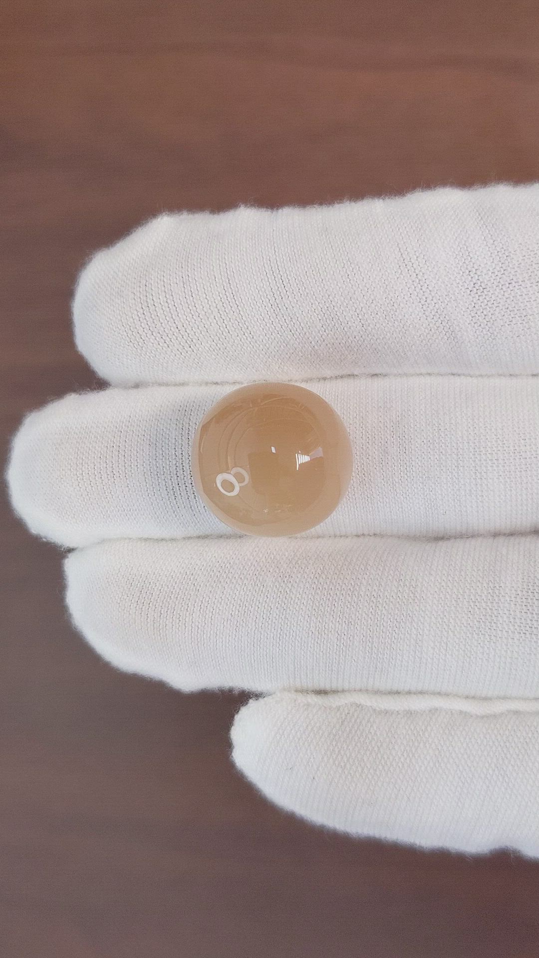 25.44 Ct. Cabochon Moonstone from Ceylon (Sri Lanka) Size Video