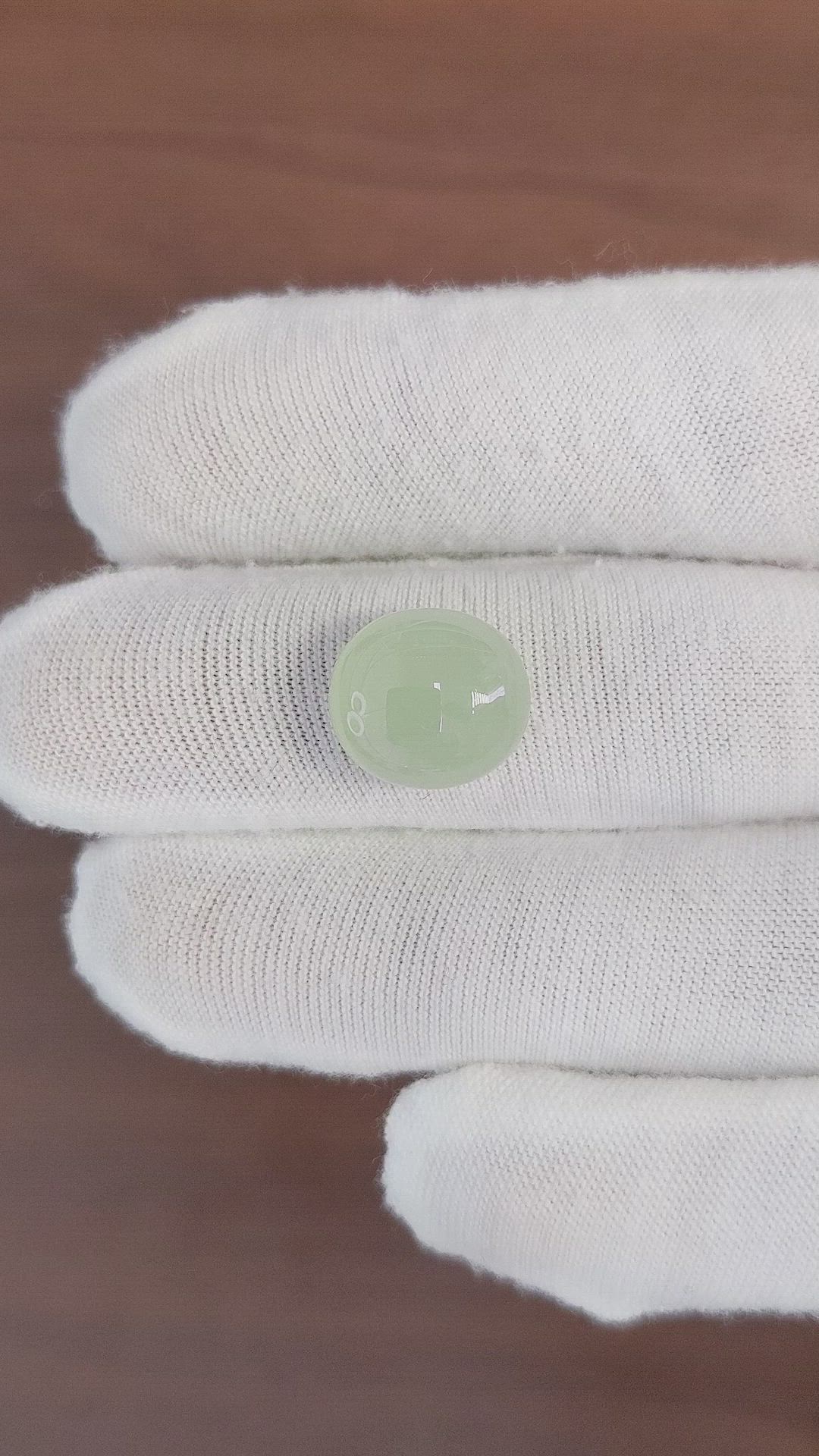 6.71 Ct. Cabochon Moonstone from Ceylon (Sri Lanka) Size Video