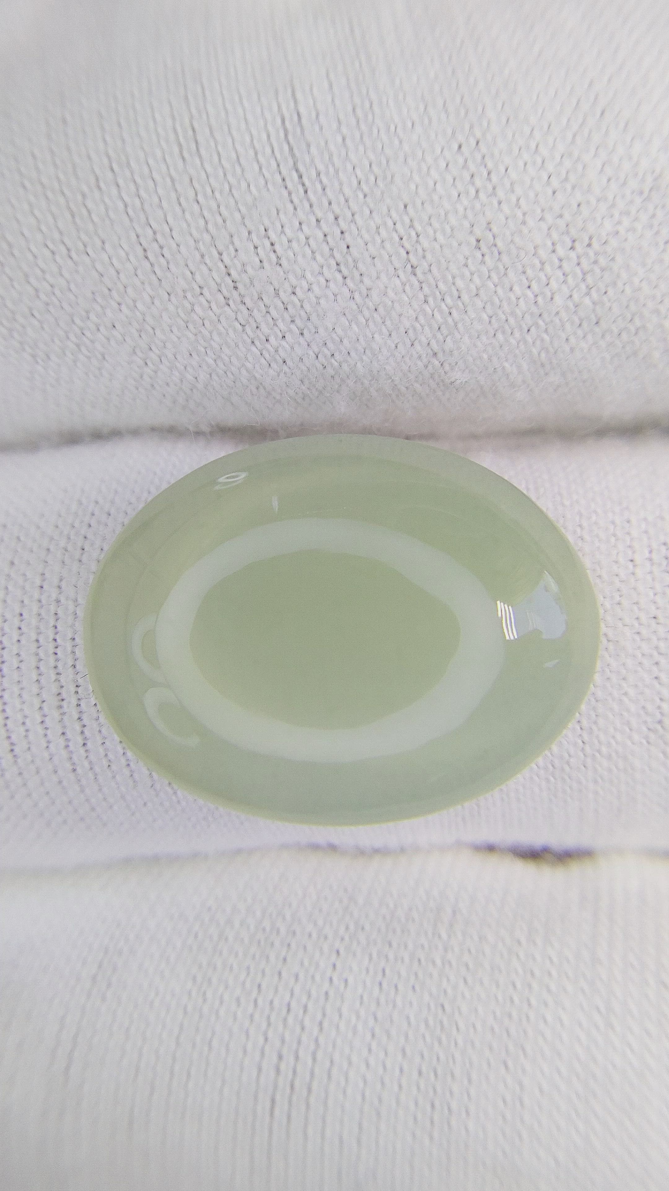 14.57 Ct. Cabochon Moonstone from Ceylon (Sri Lanka) Size Video