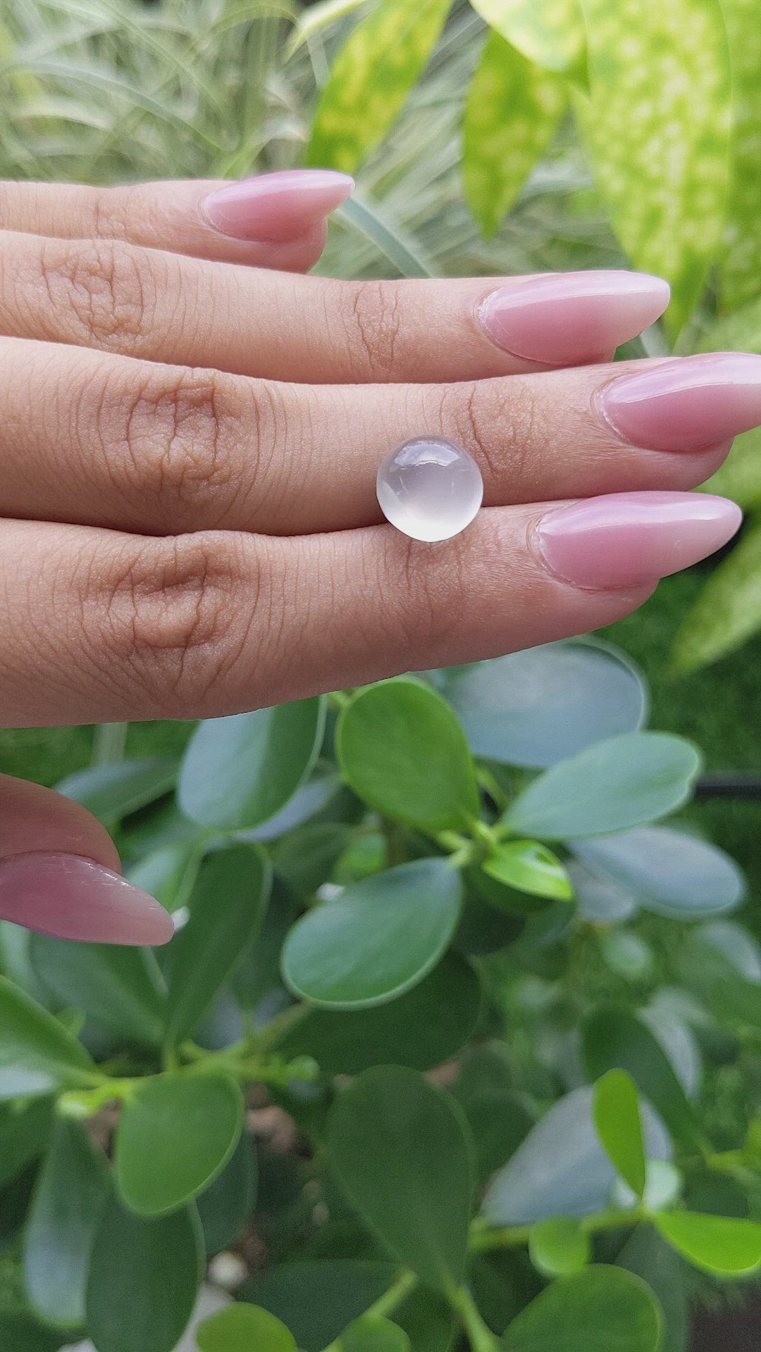 4.75 Ct. Cabochon Moonstone from Ceylon (Sri Lanka) Size Video