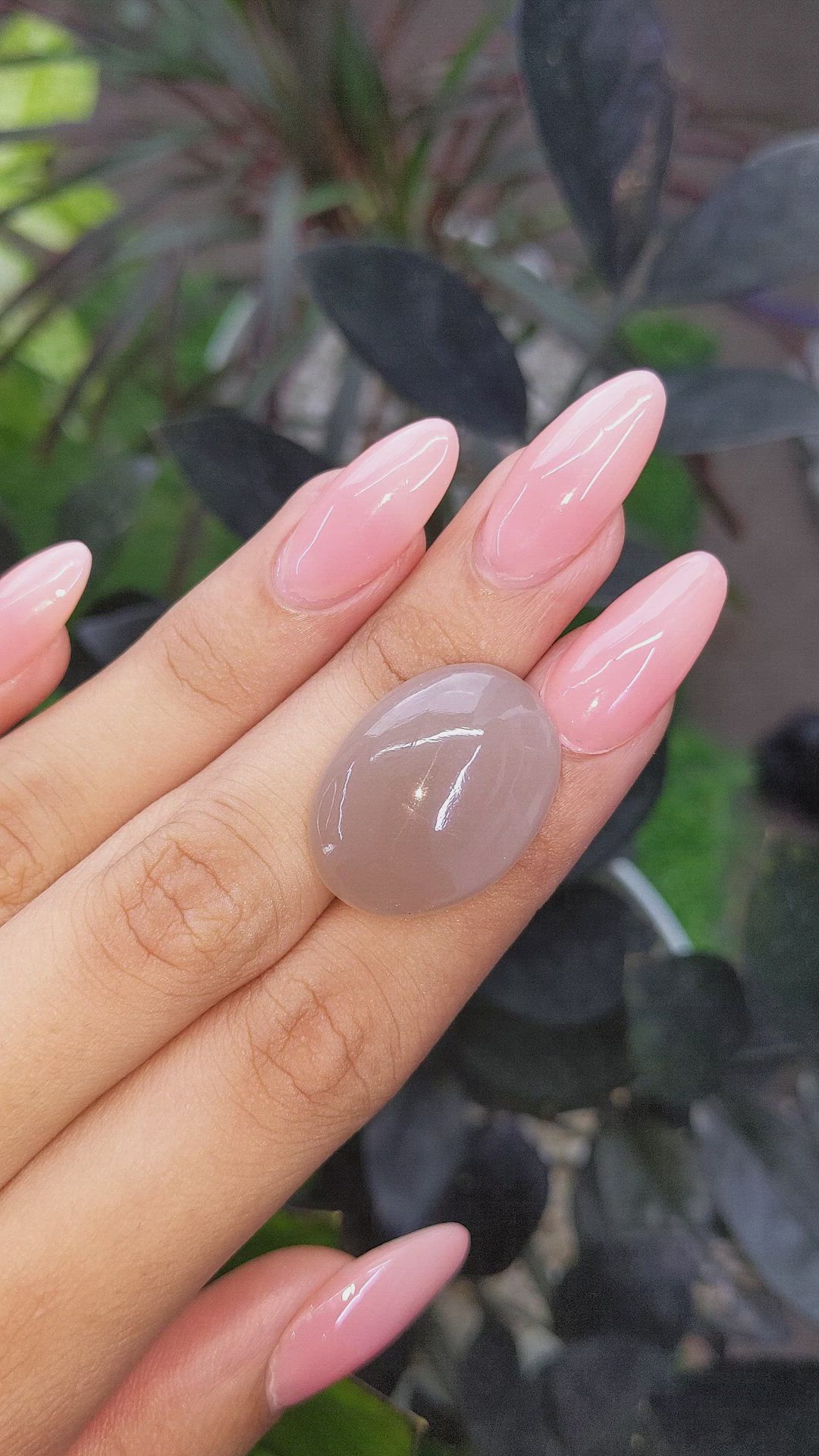 28.37 Ct. Cabochon Moonstone from Ceylon (Sri Lanka) Size Video