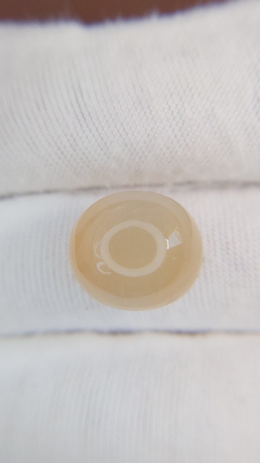 19.29 Ct. Cabochon Moonstone from Ceylon (Sri Lanka) Size Video