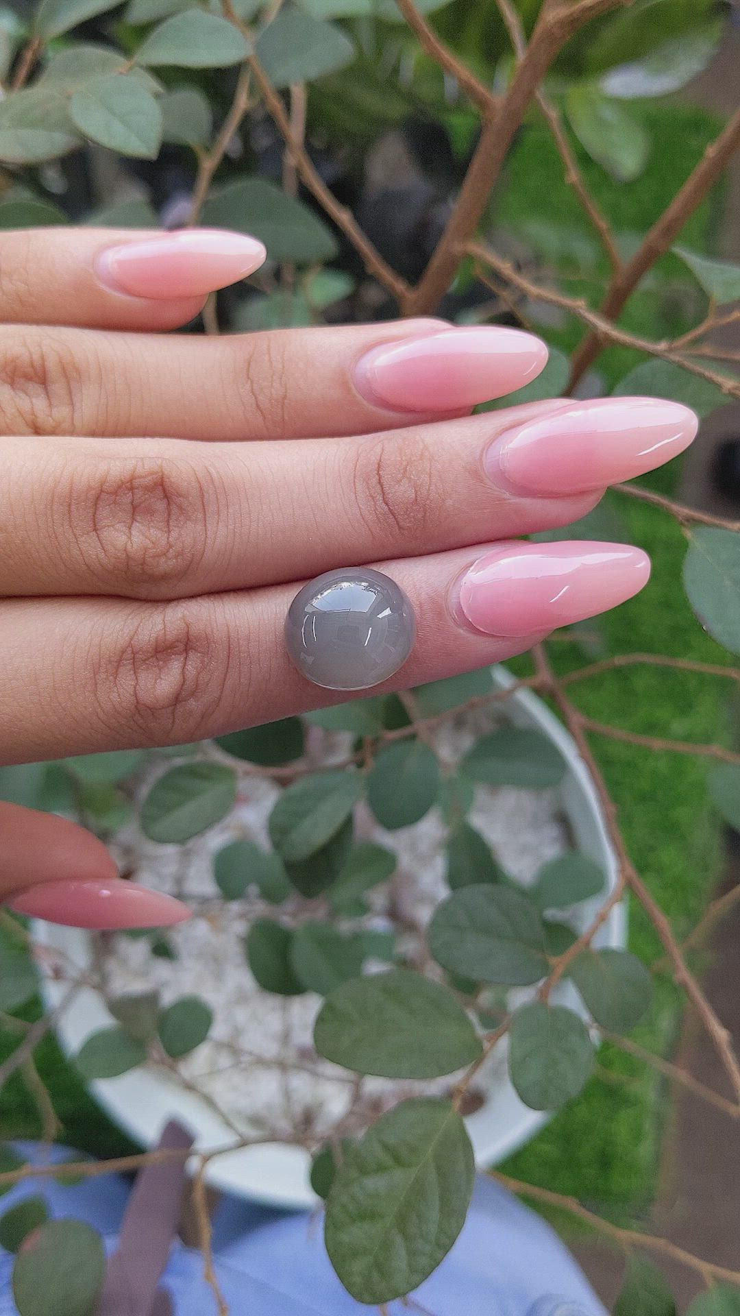14.50 Ct. Cabochon Moonstone from Ceylon (Sri Lanka) Size Video