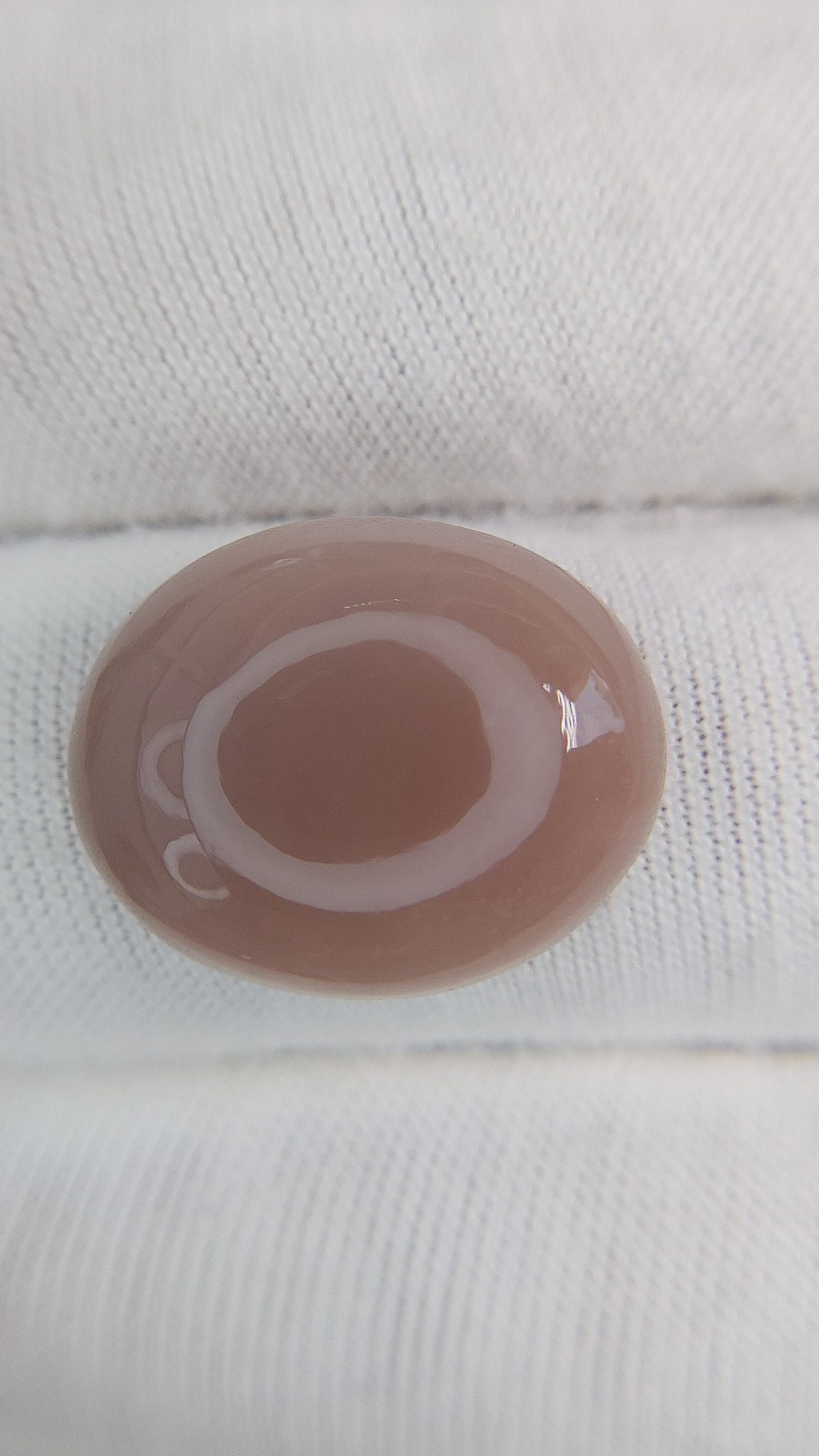 14.89 Ct. Cabochon Moonstone from Ceylon (Sri Lanka) Size Video