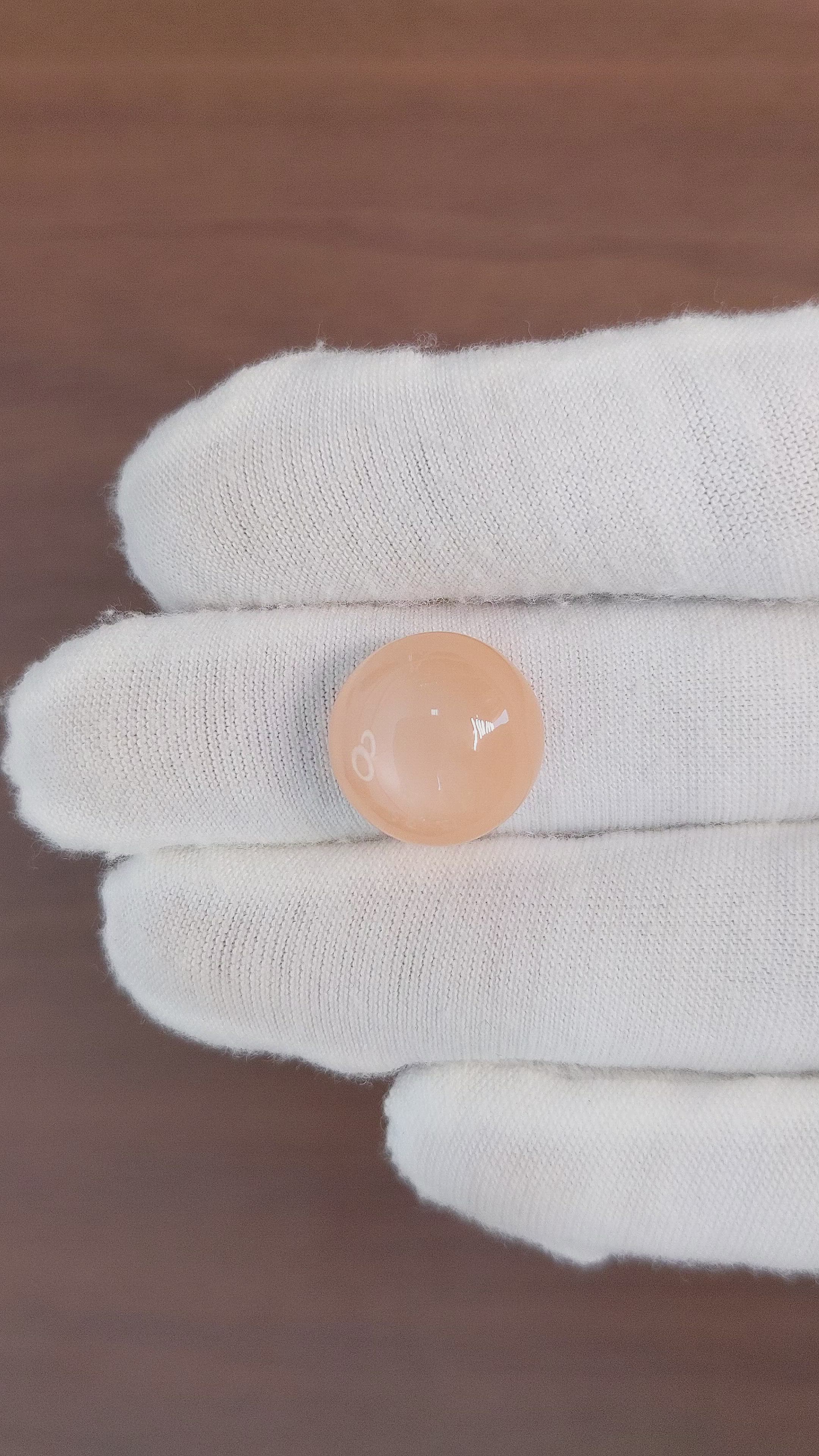 13.44 Ct. Cabochon Moonstone from Ceylon (Sri Lanka) Size Video
