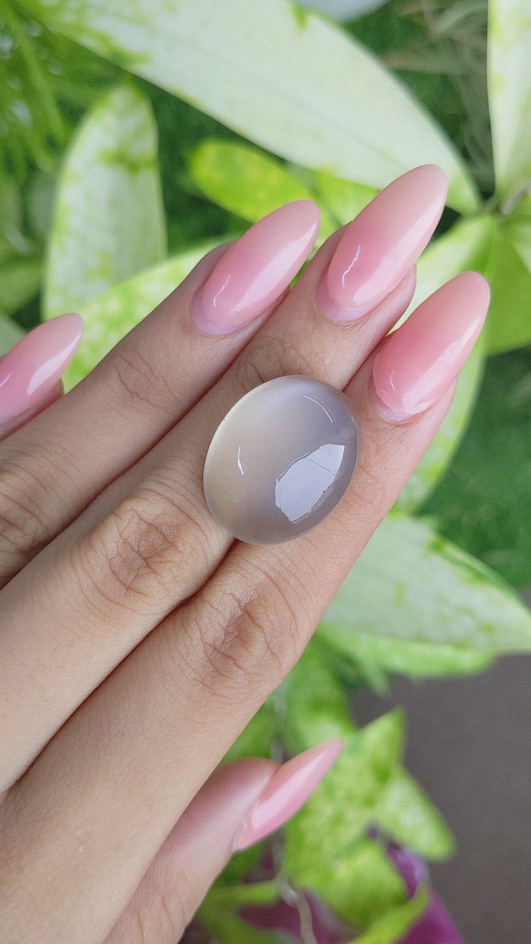 26.61 Ct. Cabochon Moonstone from Ceylon (Sri Lanka) Size Video
