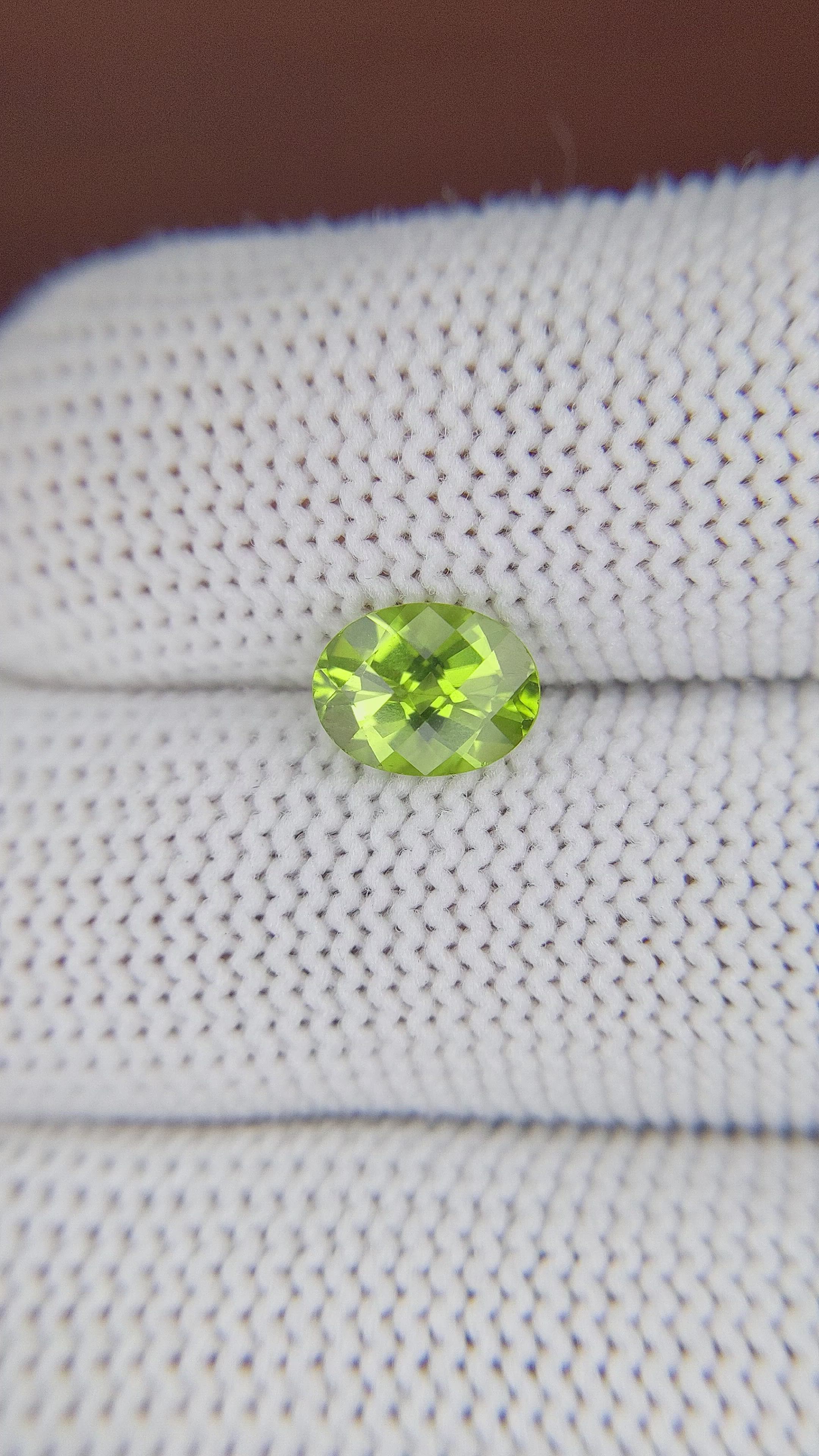 1.29 Ct. Peridot from Ceylon (Sri Lanka) Size Video