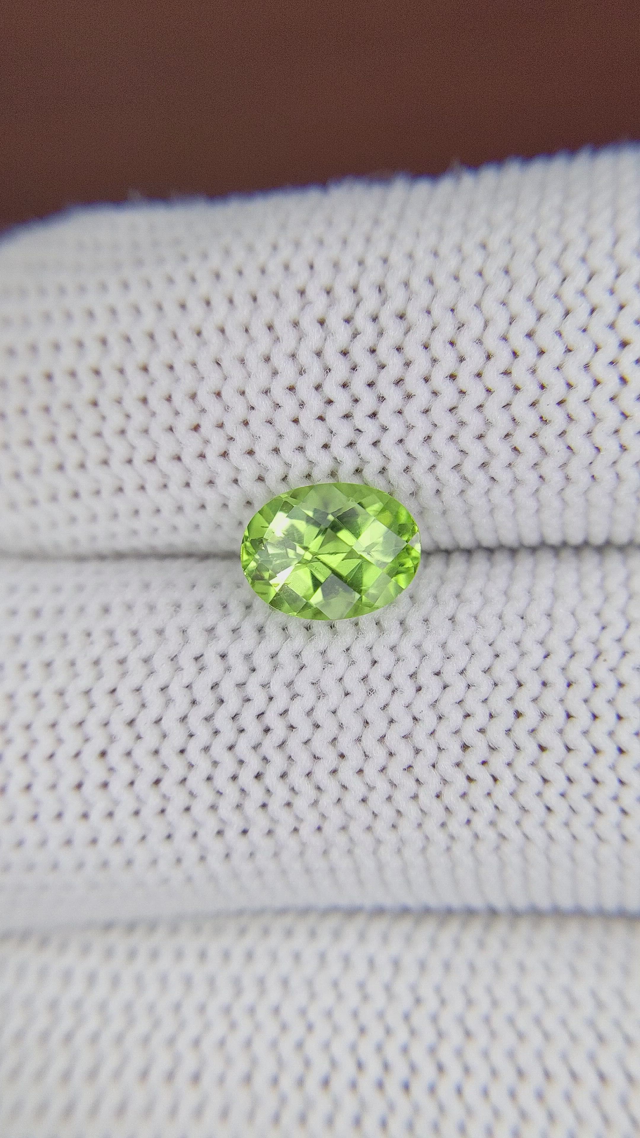 1.44 Ct. Peridot from Ceylon (Sri Lanka) Size Video