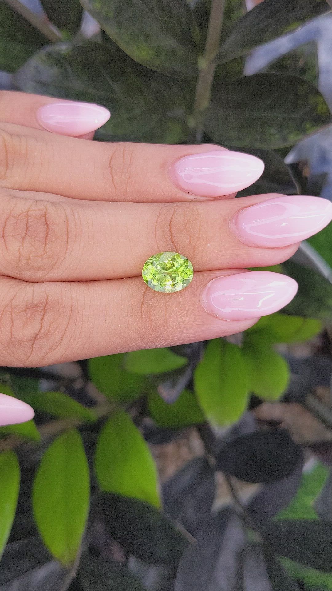 2.53 Ct. Peridot from Ceylon (Sri Lanka) Size Video