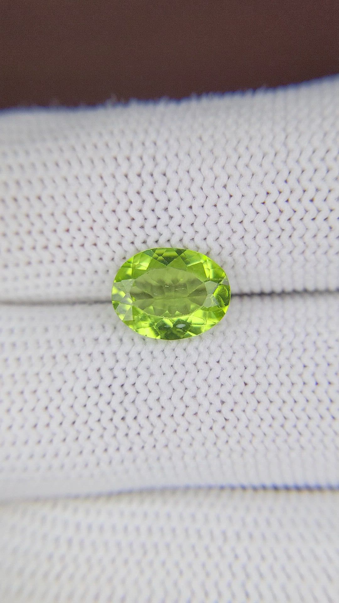 2.25 Ct. Peridot from Ceylon (Sri Lanka) Size Video