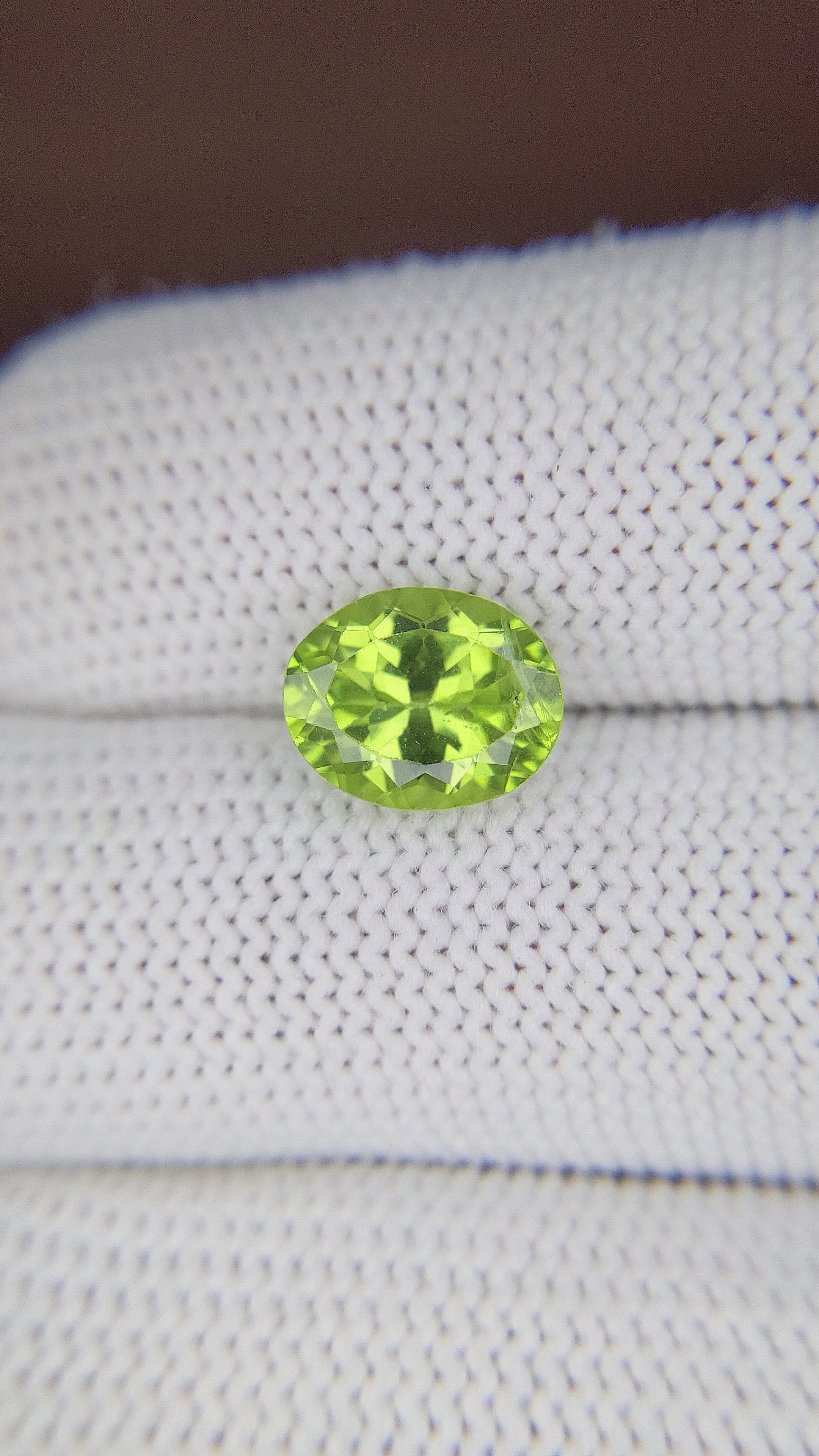 2.93 Ct. Peridot from Ceylon (Sri Lanka) Size Video