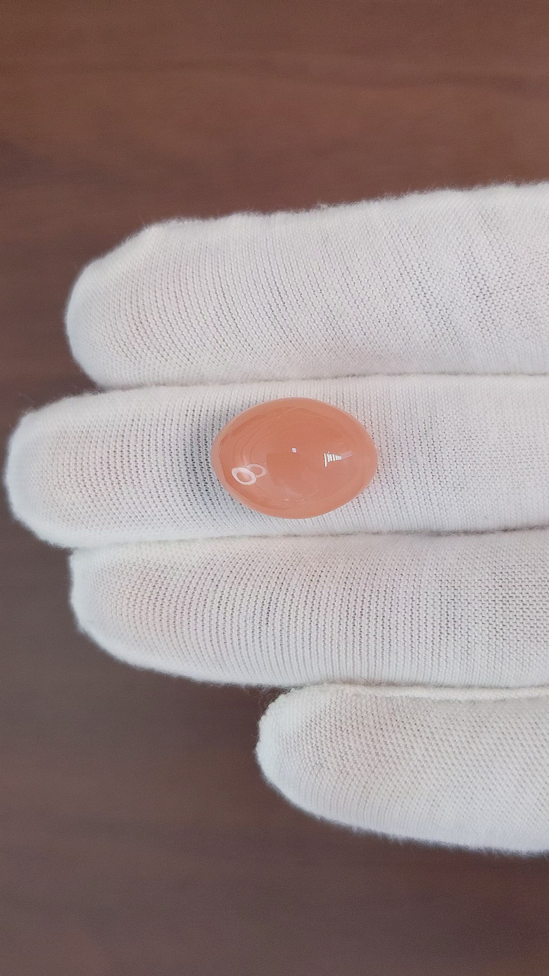 13.43 Ct. Cabochon Moonstone from Ceylon (Sri Lanka) Size Video