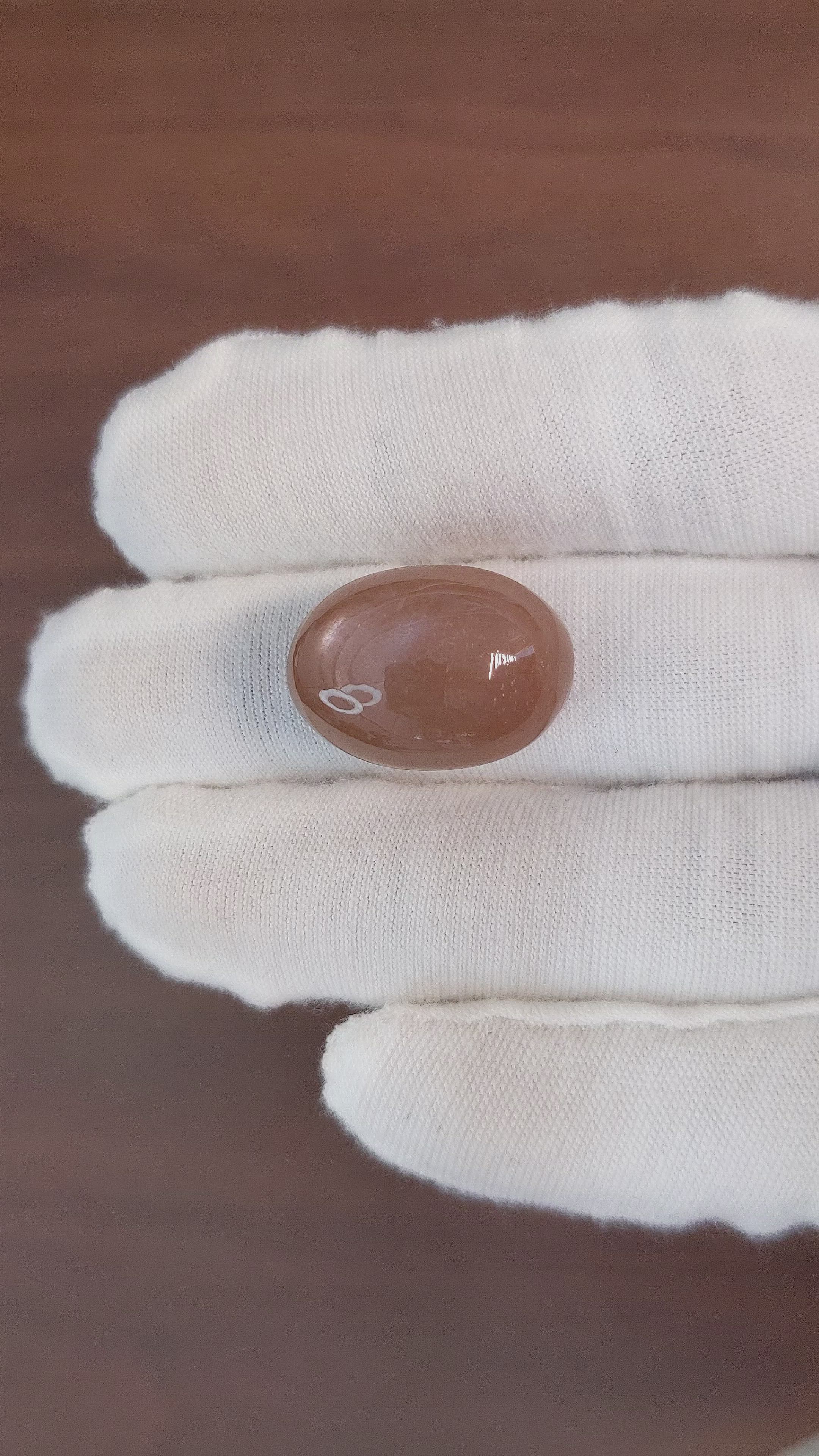33.62 Ct. Cabochon Moonstone from Ceylon (Sri Lanka) Size Video