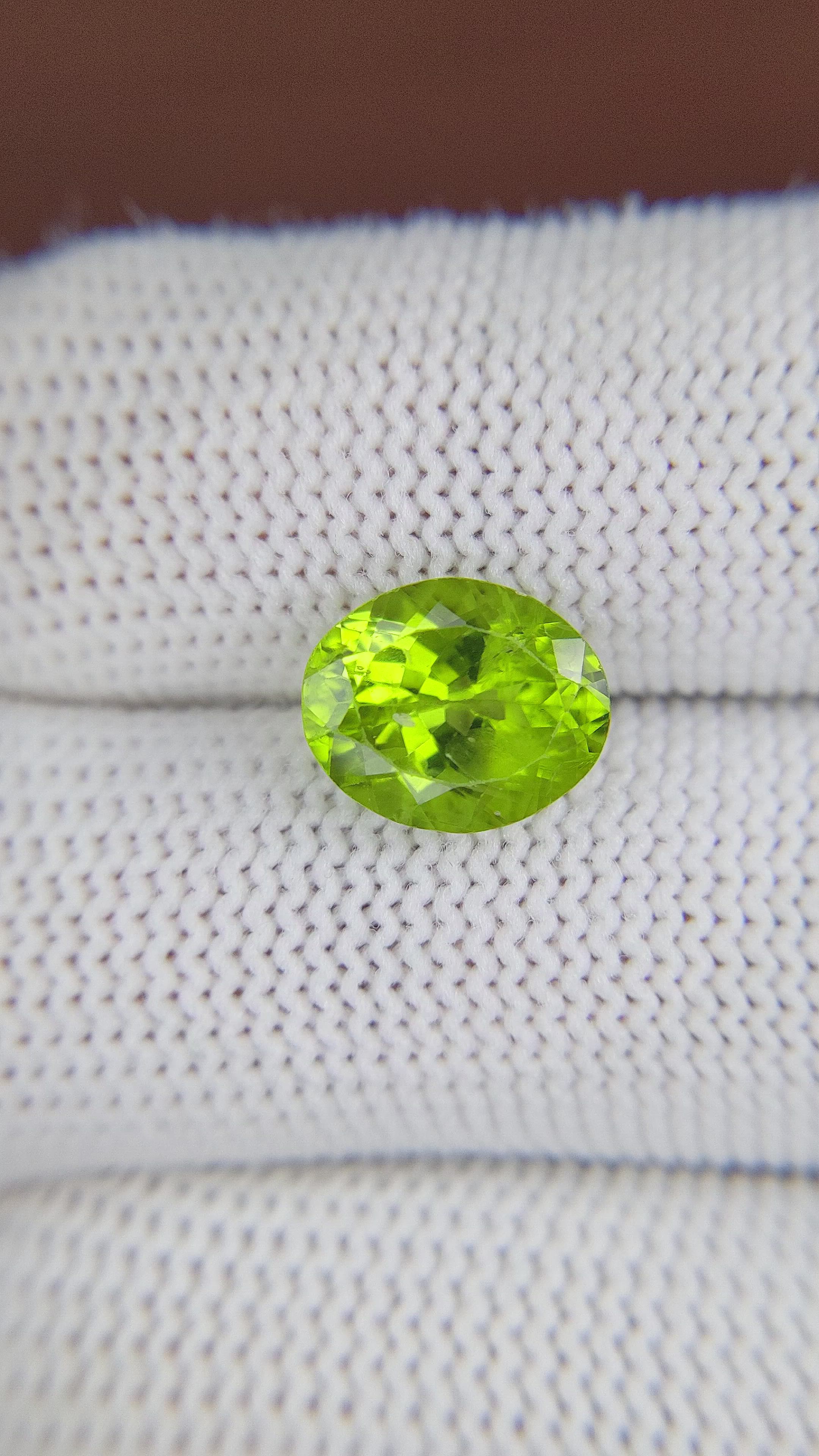 3.70 Ct. Peridot from Ceylon (Sri Lanka) Size Video