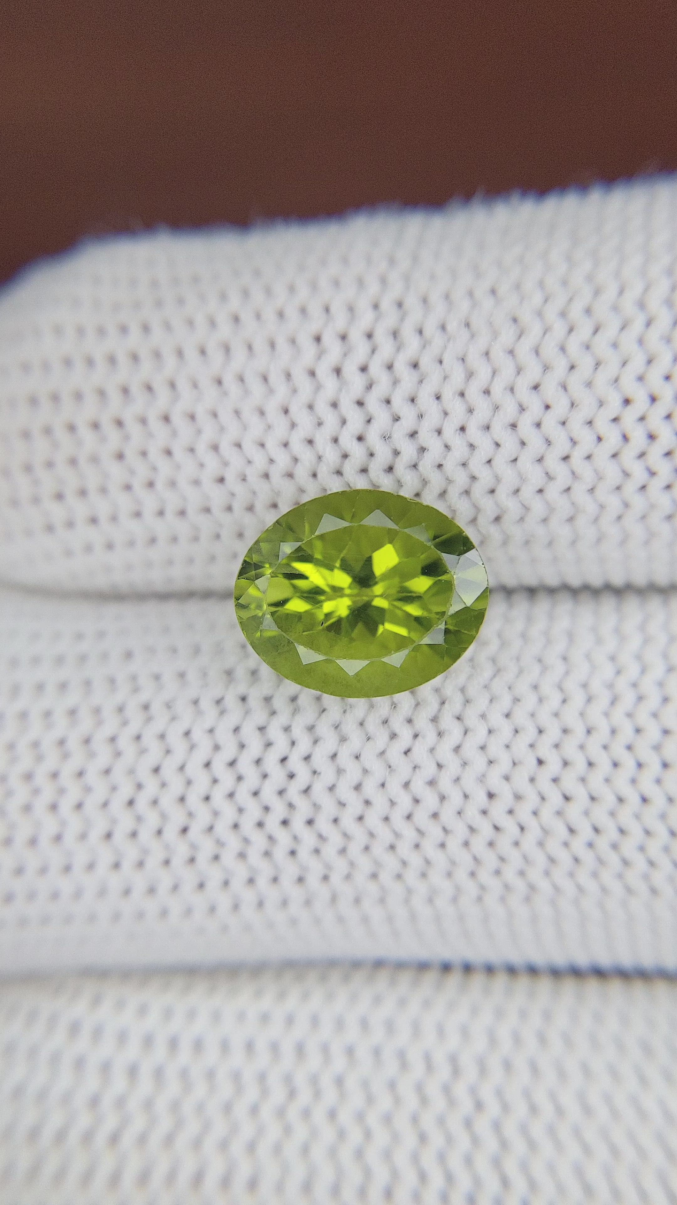 4.14 Ct. Peridot from Ceylon (Sri Lanka) Size Video