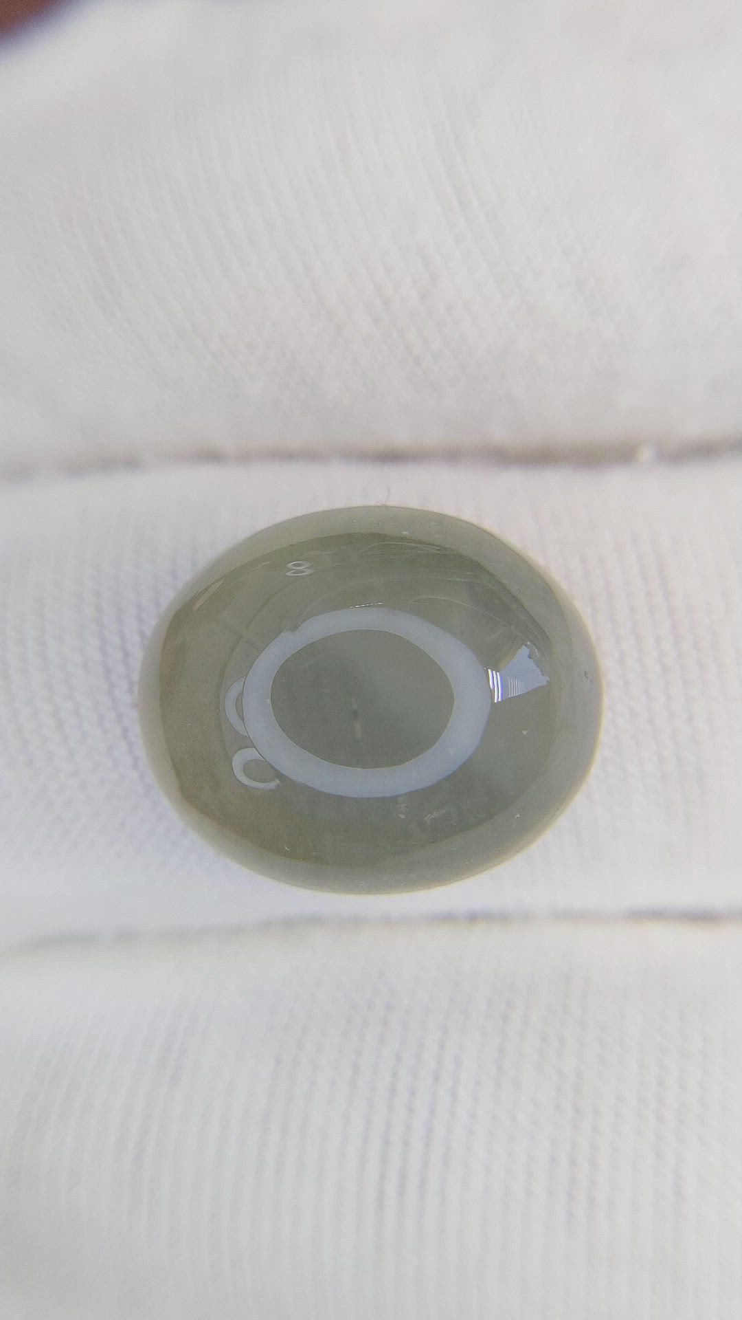 15.45 Ct. Cabochon Moonstone from Ceylon (Sri Lanka) Size Video