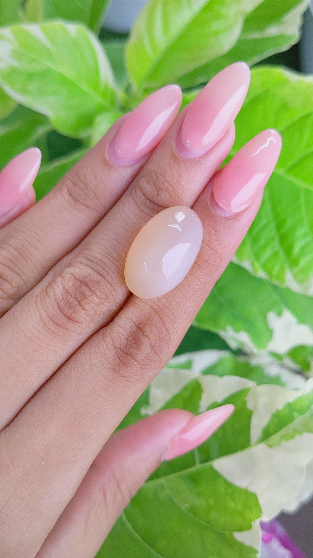 29.35 Ct. Cabochon Moonstone from Ceylon (Sri Lanka) Size Video