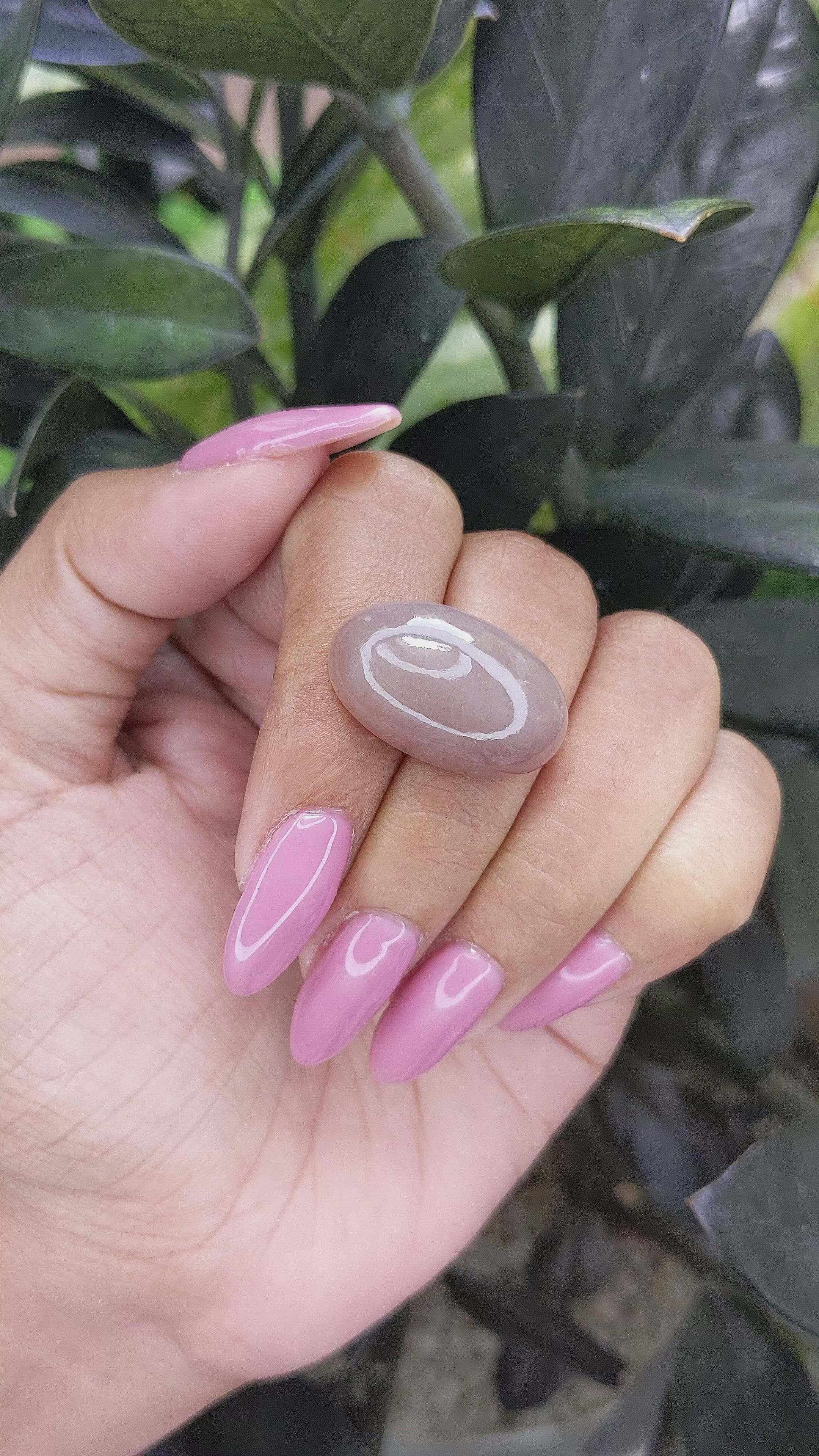 25.19 Ct. Cabochon Moonstone from Ceylon (Sri Lanka) Size Video