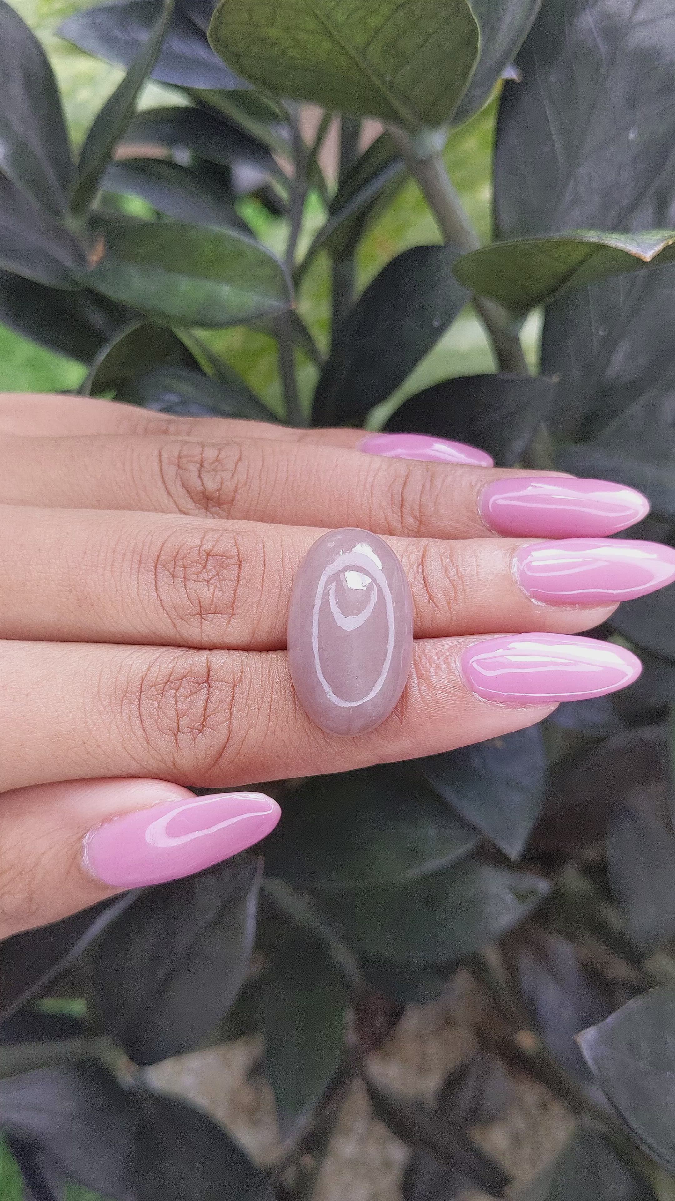 25.19 Ct. Cabochon Moonstone from Ceylon (Sri Lanka) Size Video