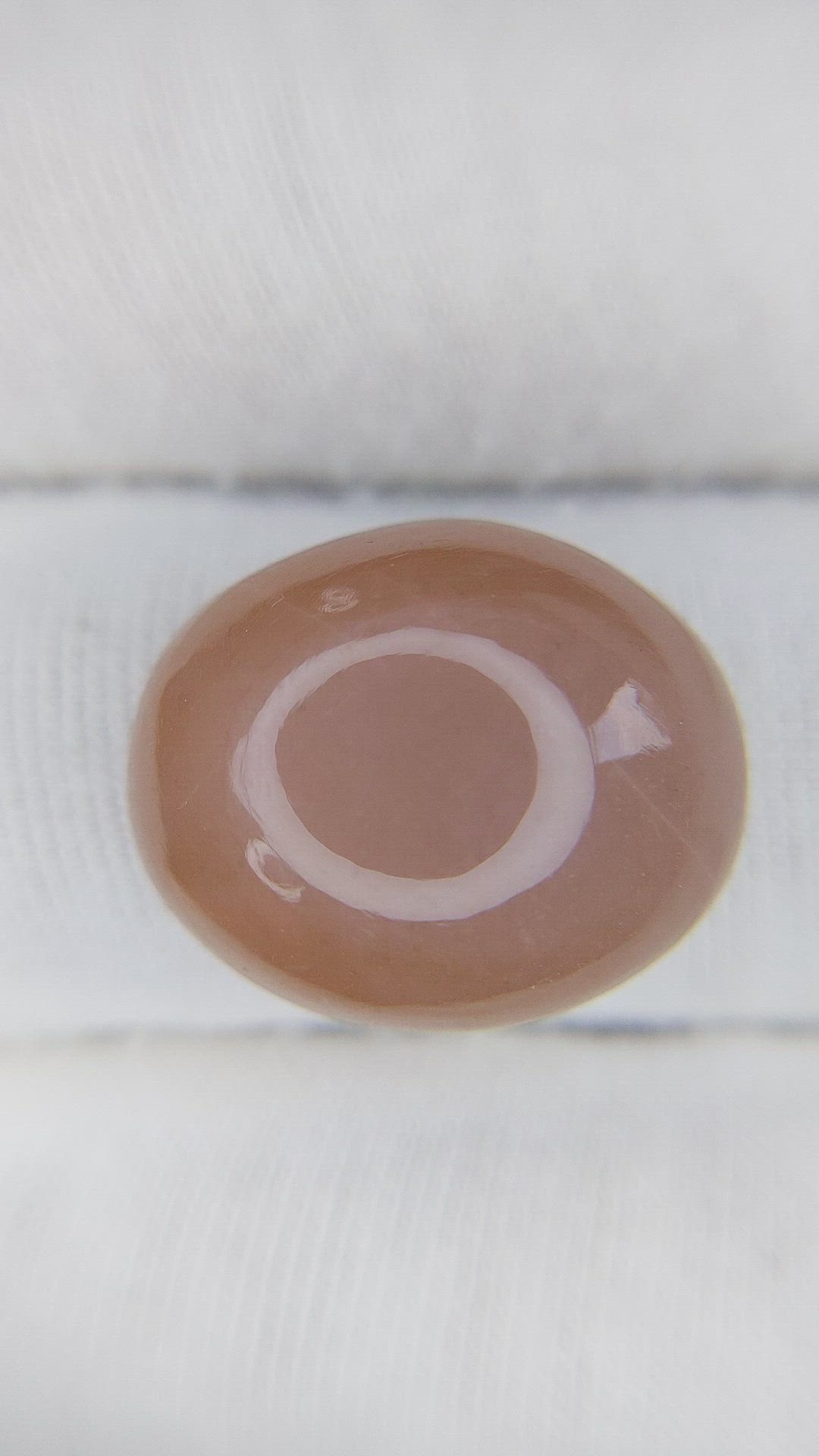 24.94 Ct. Cabochon Moonstone from Ceylon (Sri Lanka) Size Video