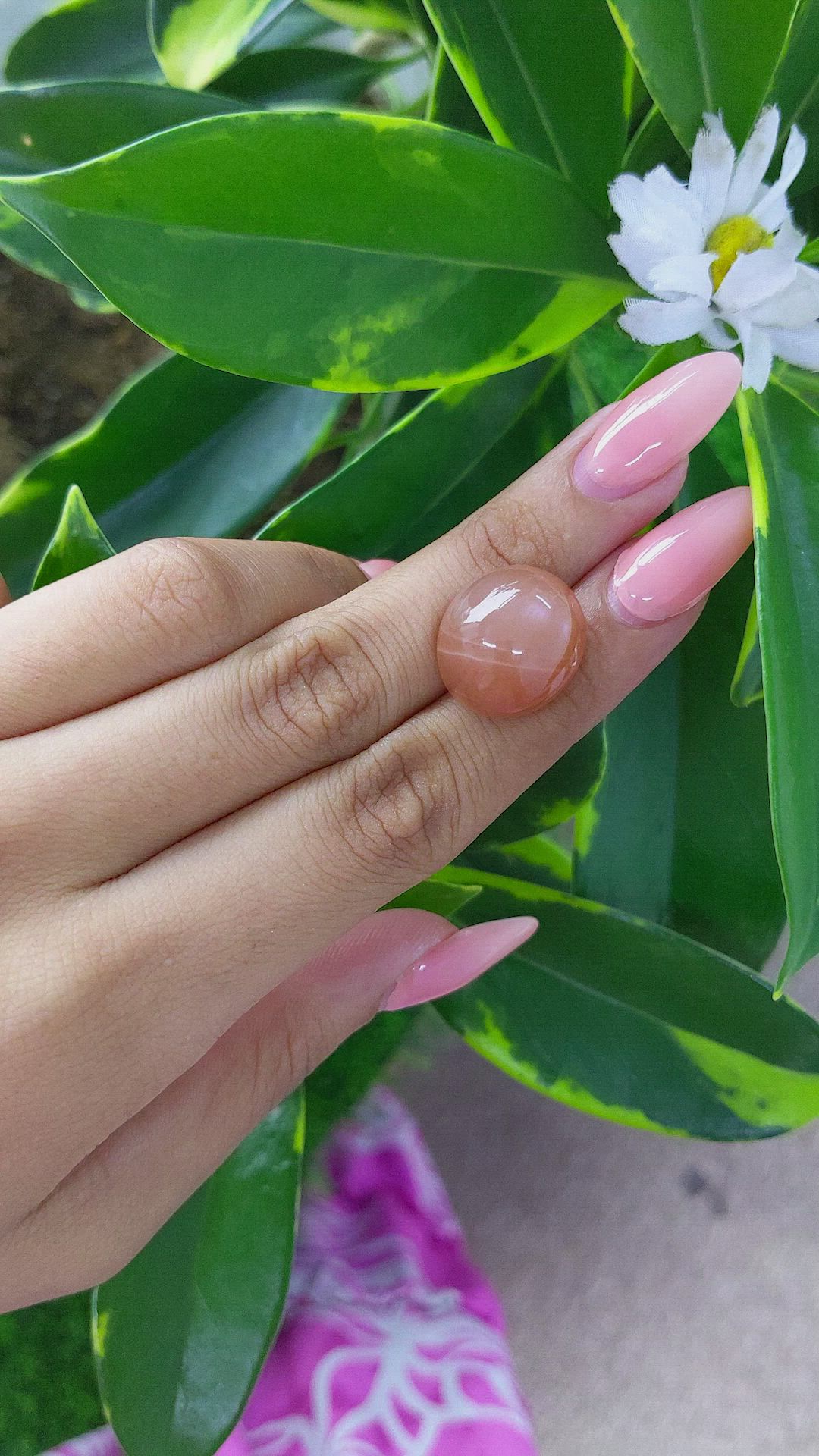 26.01 Ct. Cabochon Moonstone from Ceylon (Sri Lanka) Size Video