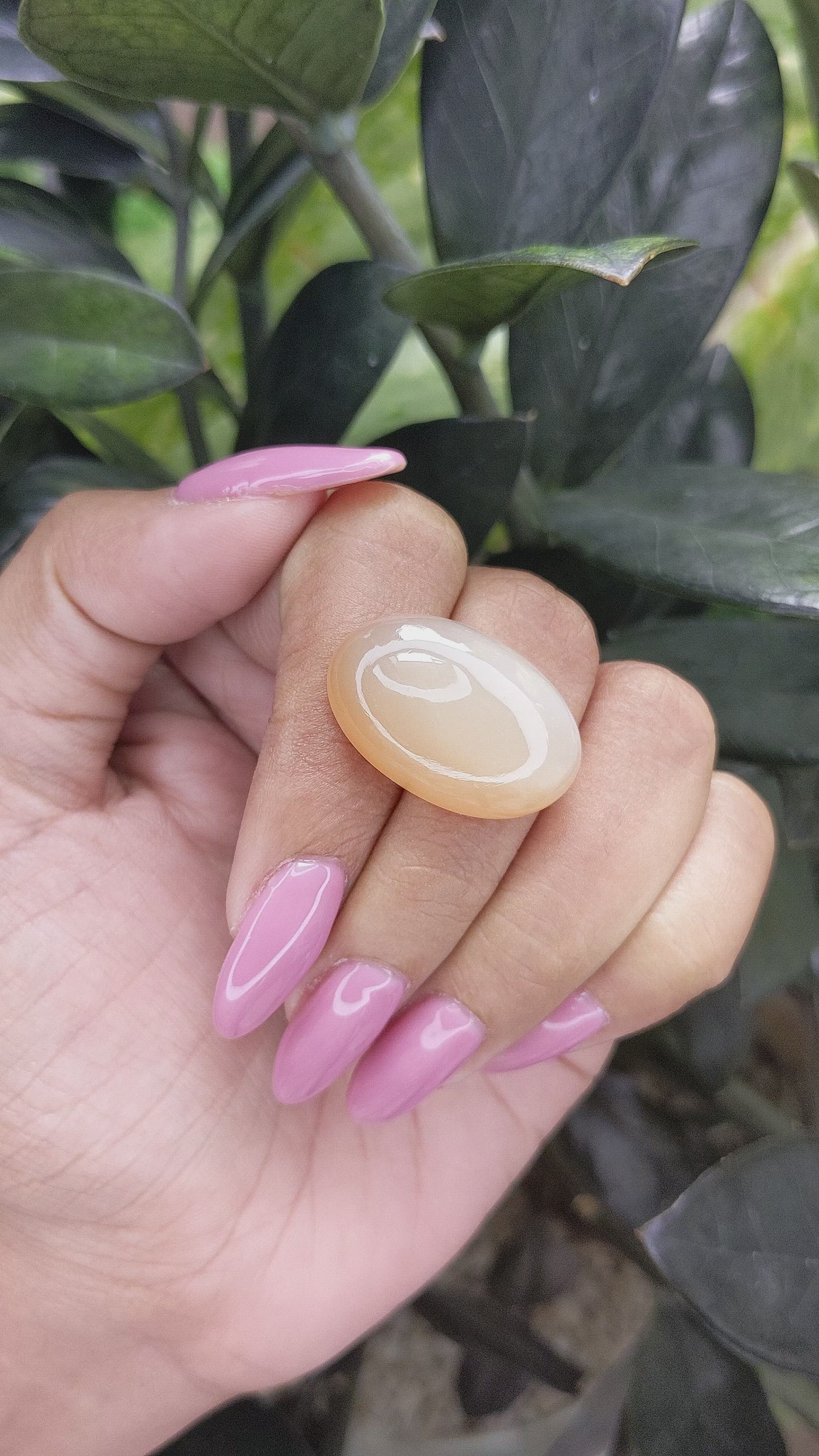 32.53 Ct. Cabochon Moonstone from Ceylon (Sri Lanka) Size Video