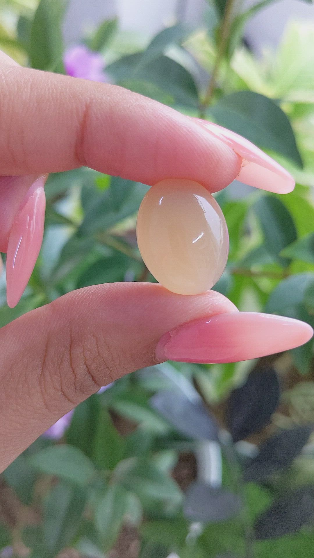 18.77 Ct. Cabochon Moonstone from Ceylon (Sri Lanka) Size Video