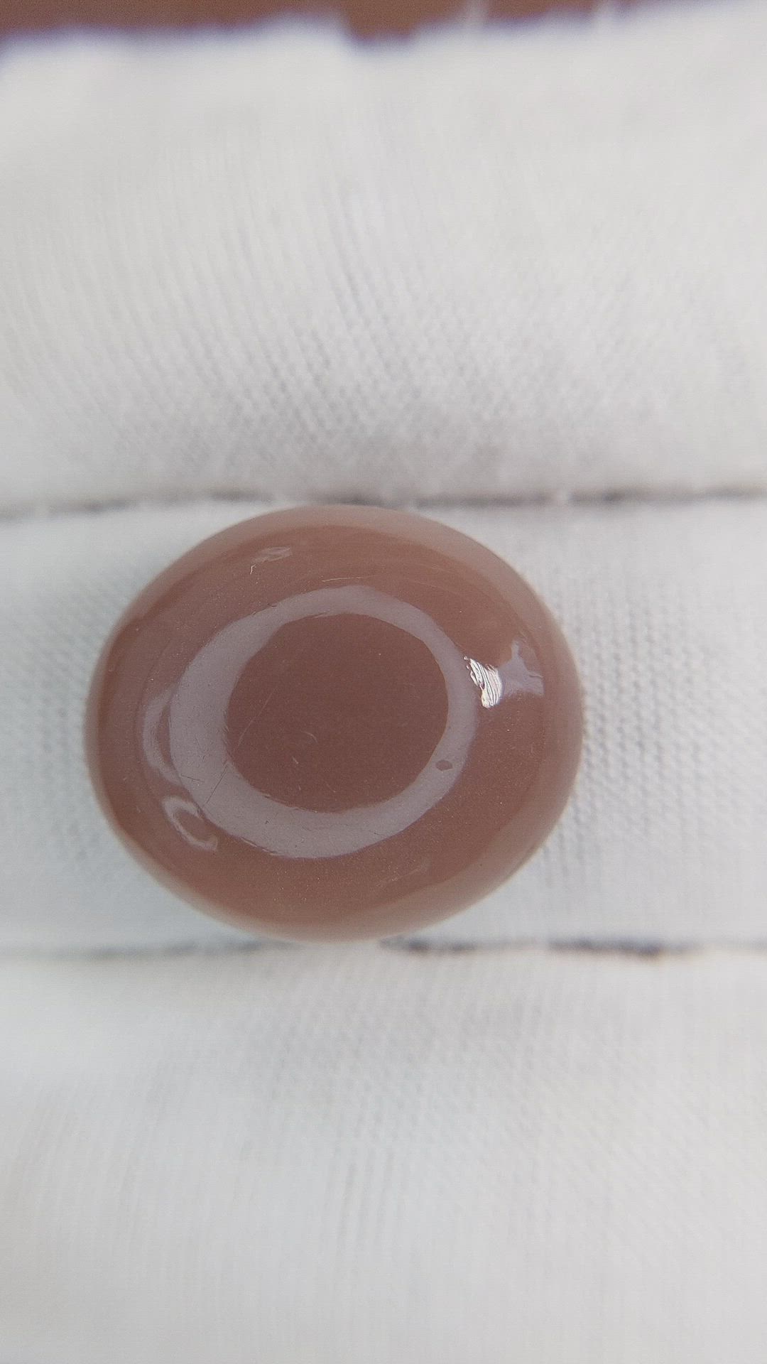 17.06 Ct. Cabochon Moonstone from Ceylon (Sri Lanka) Size Video