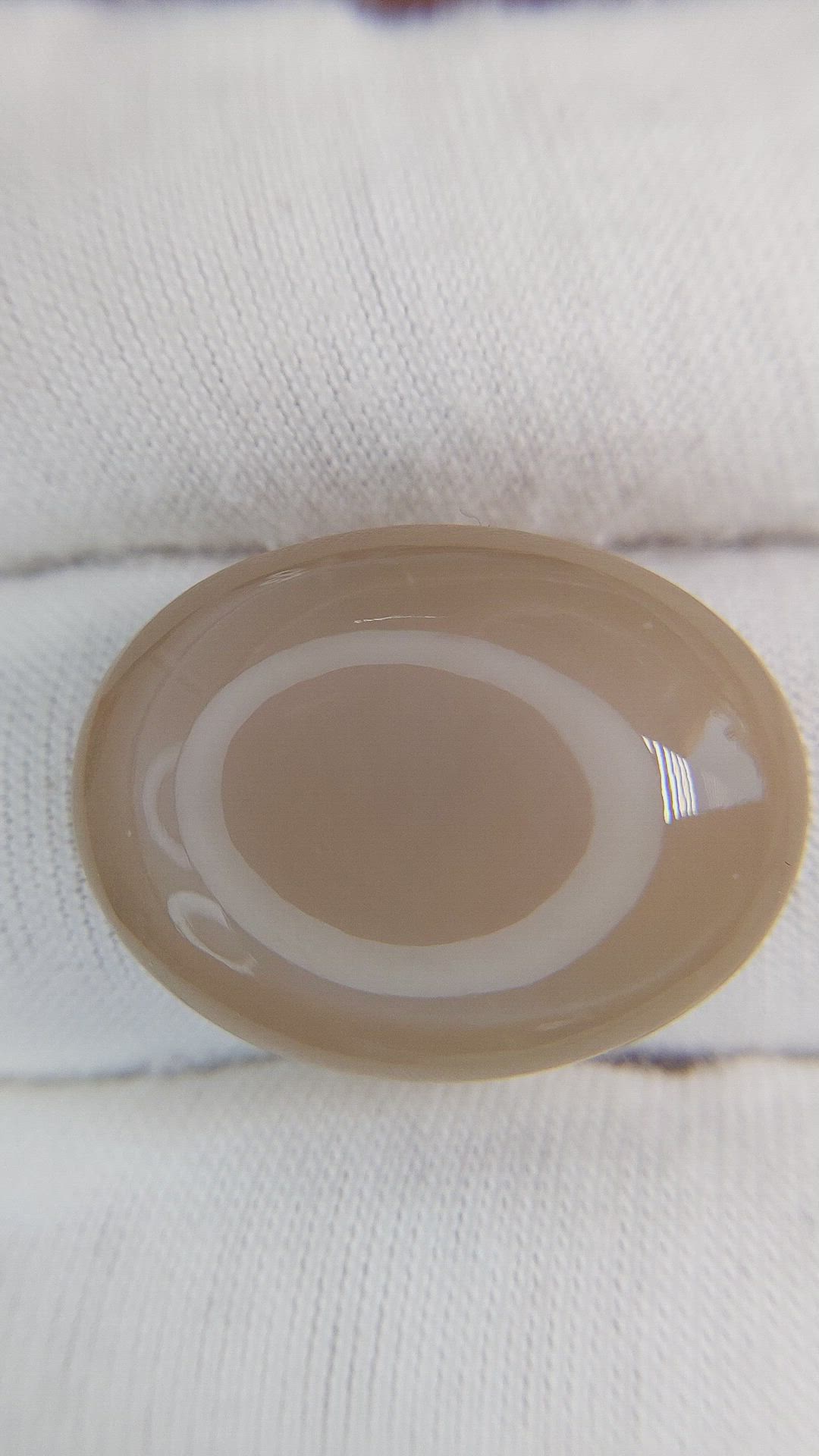 25.05 Ct. Cabochon Moonstone from Ceylon (Sri Lanka) Size Video