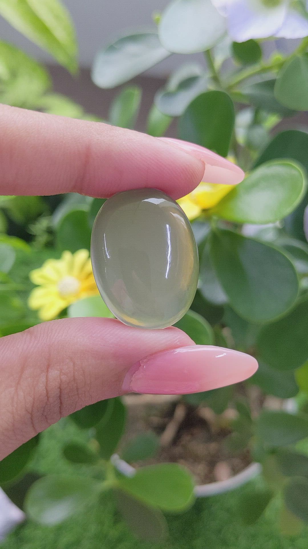 33.95 Ct. Cabochon Moonstone from Ceylon (Sri Lanka) Size Video